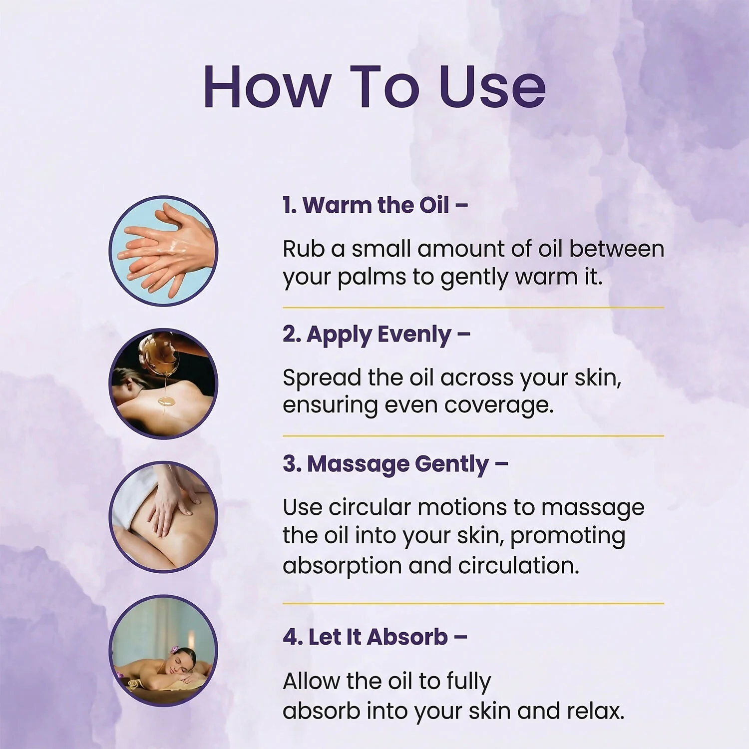 Cupid Revitalizing Massage Oil with Jasmine & Loban Relaxing Body Care Oil (100 ML) - Image 3