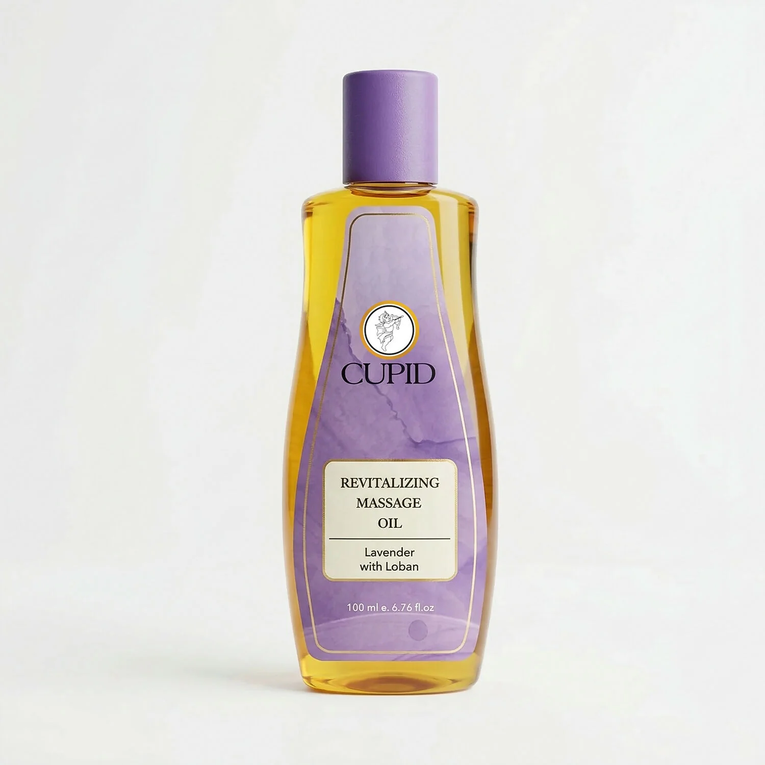 Cupid Revitalizing Massage Oil with Lavender & Loban Relaxing Body Care Oil (100 Ml) - Image 5