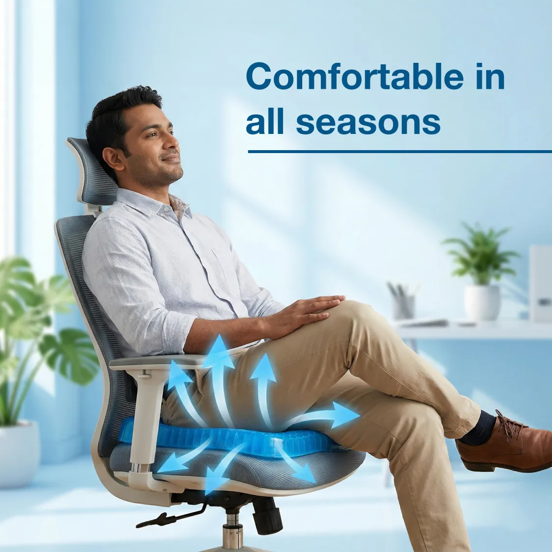 Cushion Seat Flex Pillow, Orthopedic Seat Cushion Pad (Egg Sitter) - Image 3