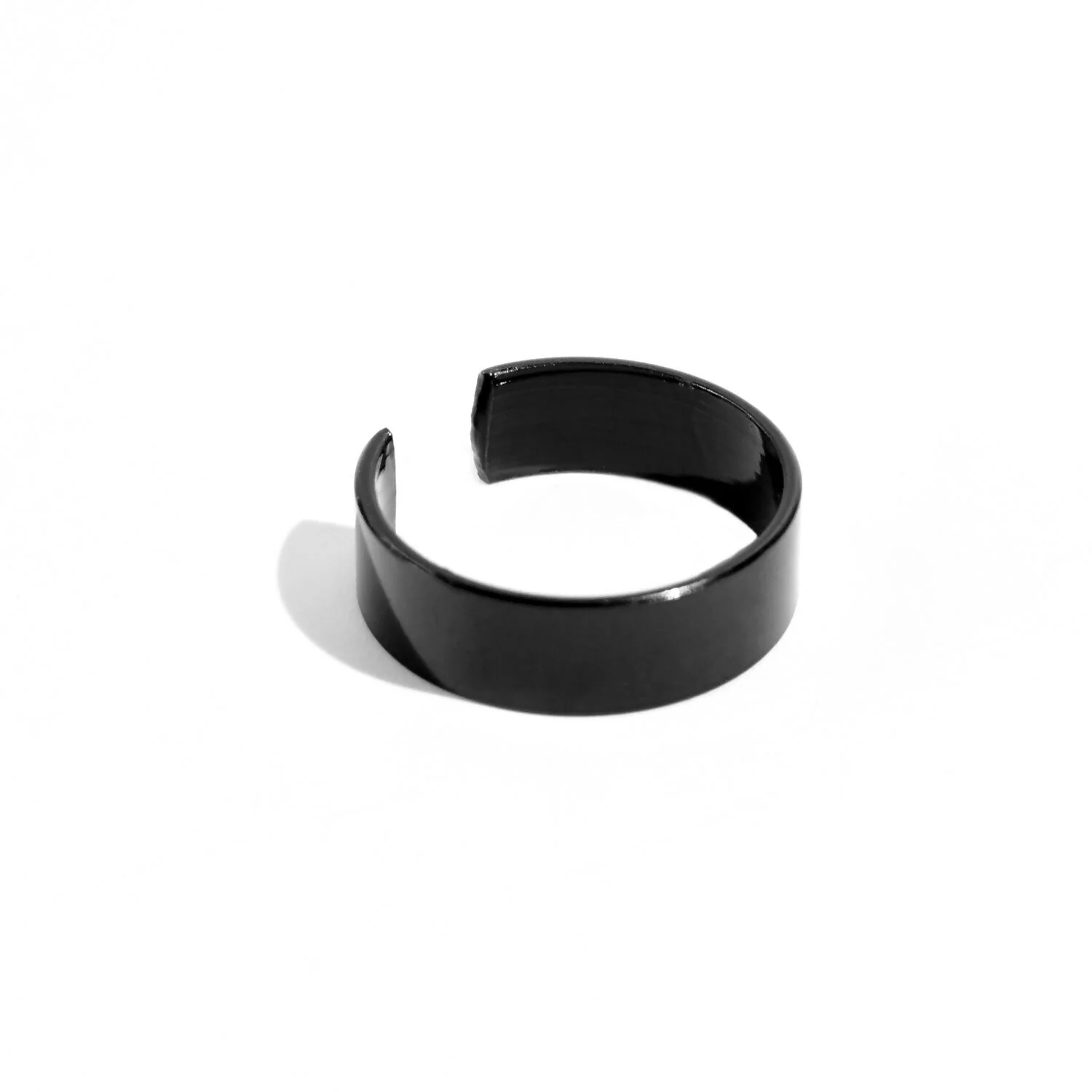 Custom Engraved Black Stainless Steel Adjustable Name Ring - Image 5