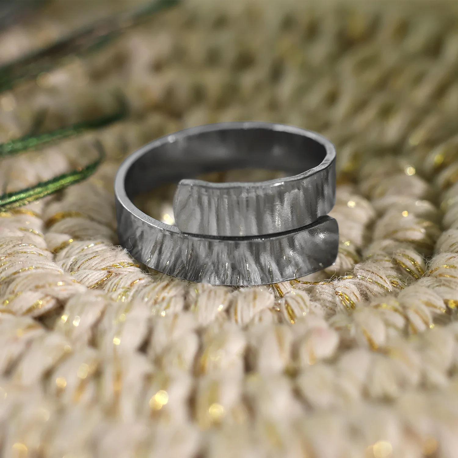 Custom Engraved Titanium Ring - Image 5