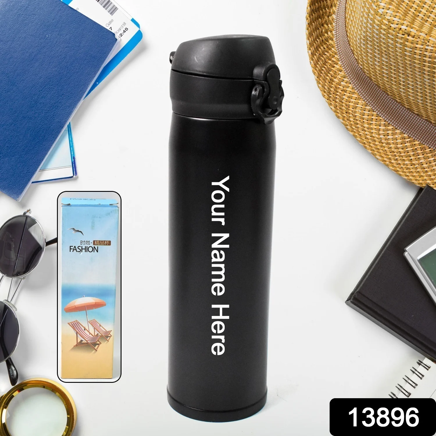 Customized Insulated Stainless Steel Water Bottle with Easy Push(500 ml) - Image 2