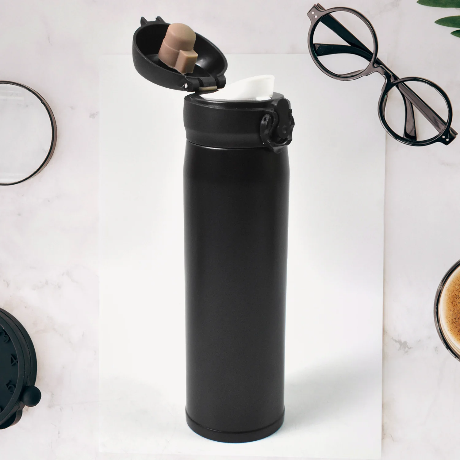 Customized Insulated Stainless Steel Water Bottle with Easy Push(500 ml) - Image 3