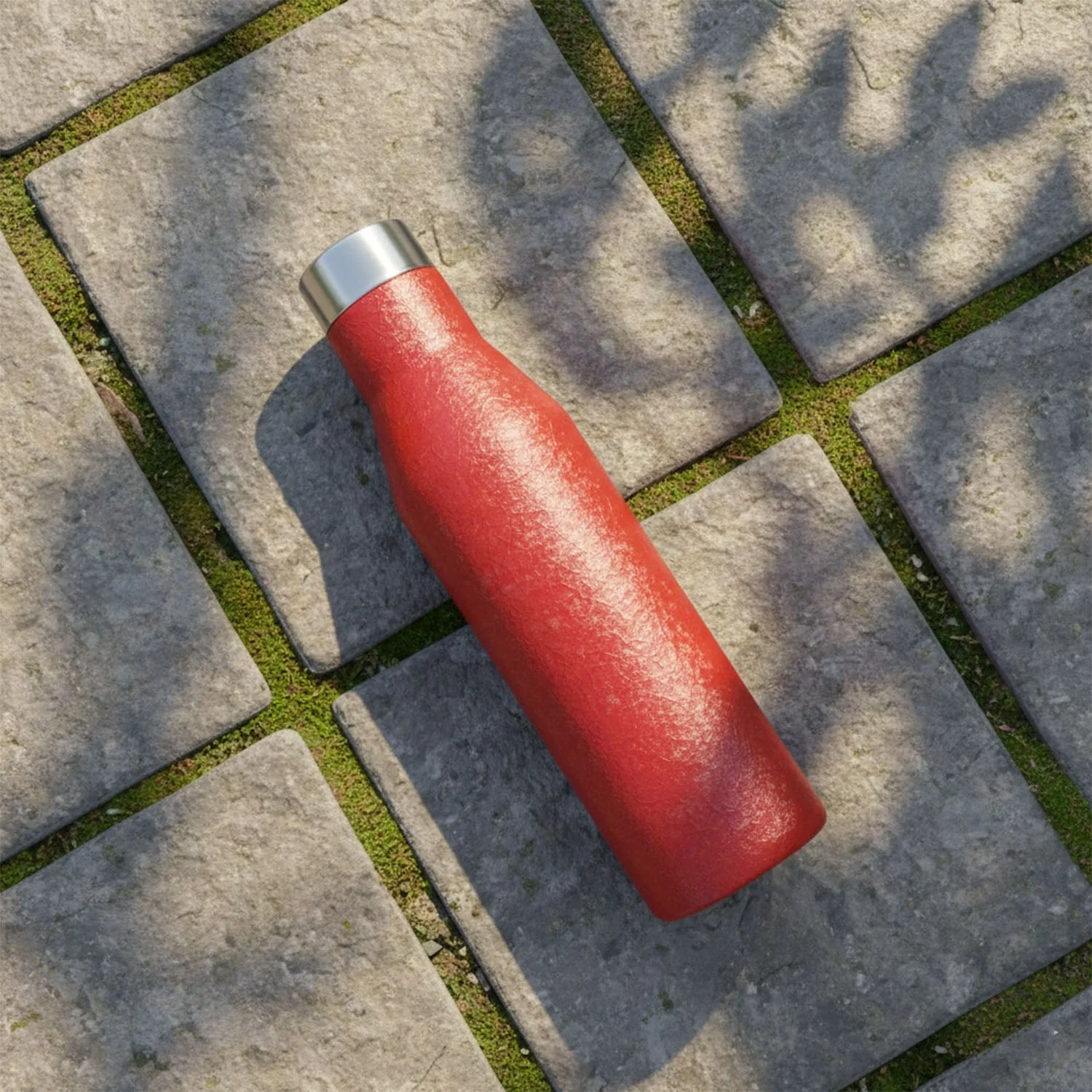 Custom Stainless Steel Water Bottle Red Color (1000 ml, 1 Pc) - Image 3