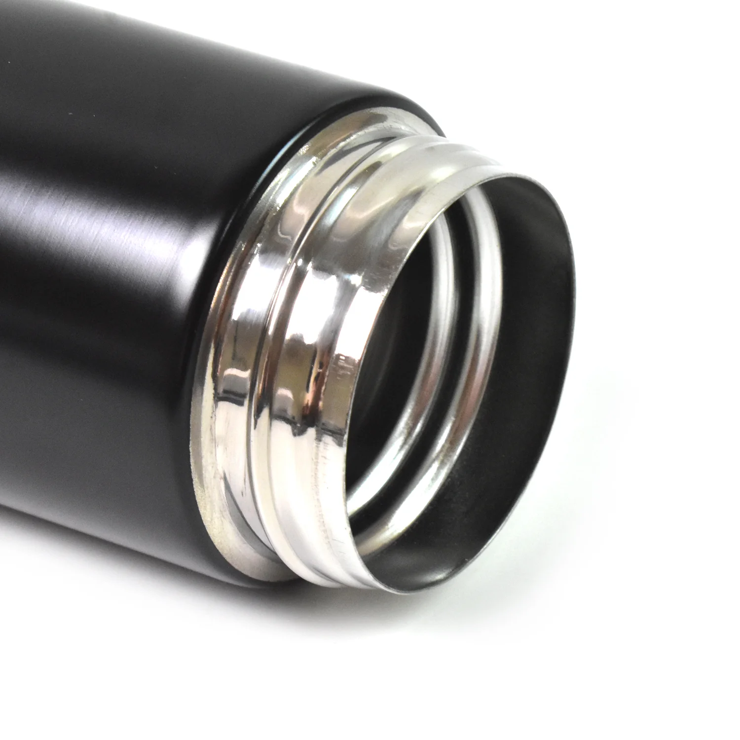 Customized Vacuum Insulated Stainless Steel Bottle, Double Walled (500 ML Approx / Black) - Image 3