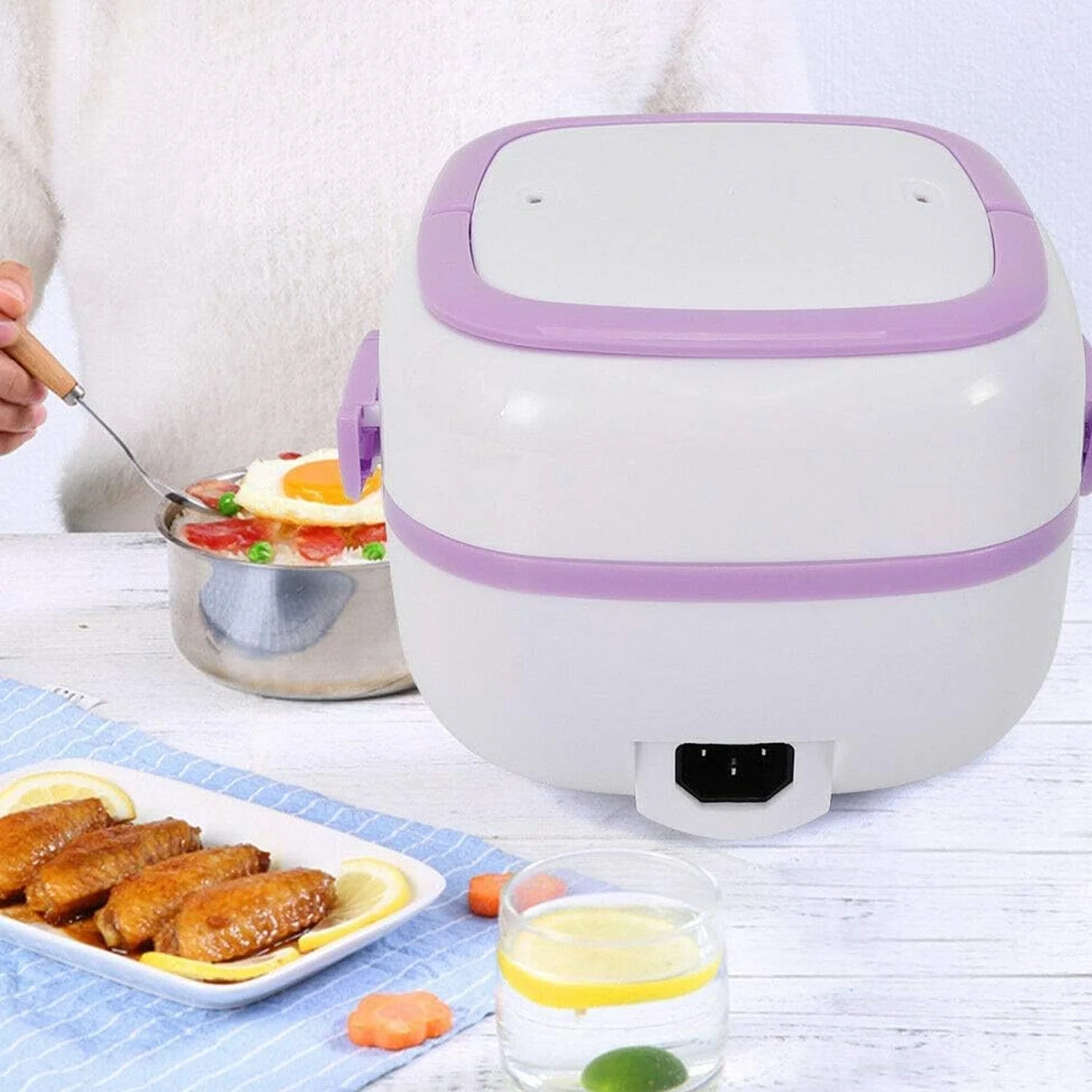 Customize Electric Lunch Box Portable  220V 200W, for Car, Truck, office - Image 2