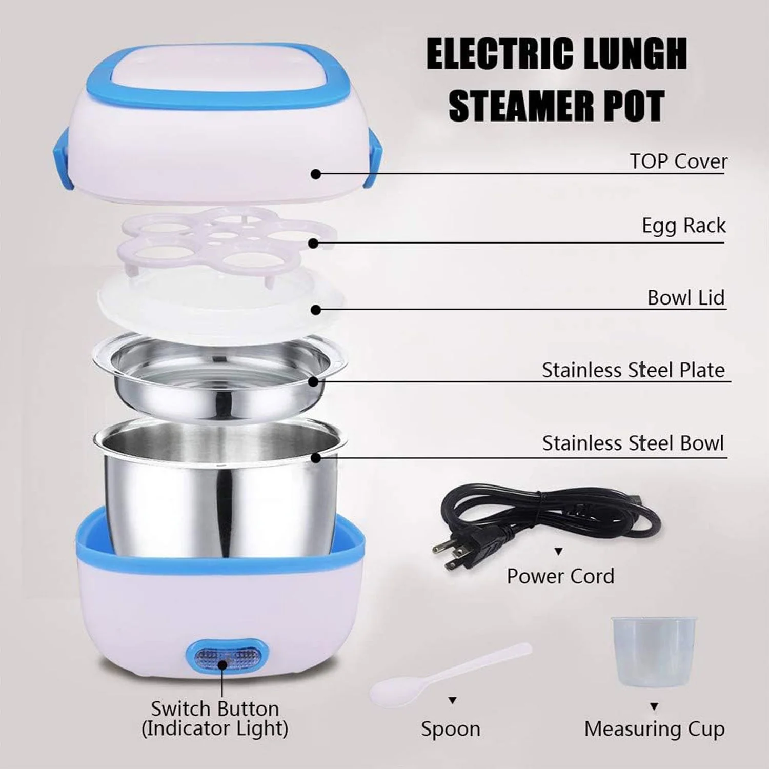 Customize Electric Lunch Box Portable  220V 200W, for Car, Truck, office - Image 6