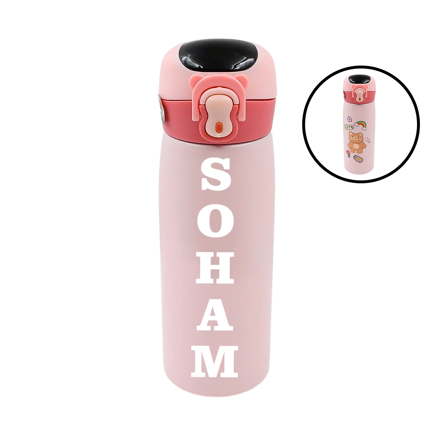 Customize Vacuum Insulated Water Bottle with LED Temperature Display (450 ML Approx) - Image 6