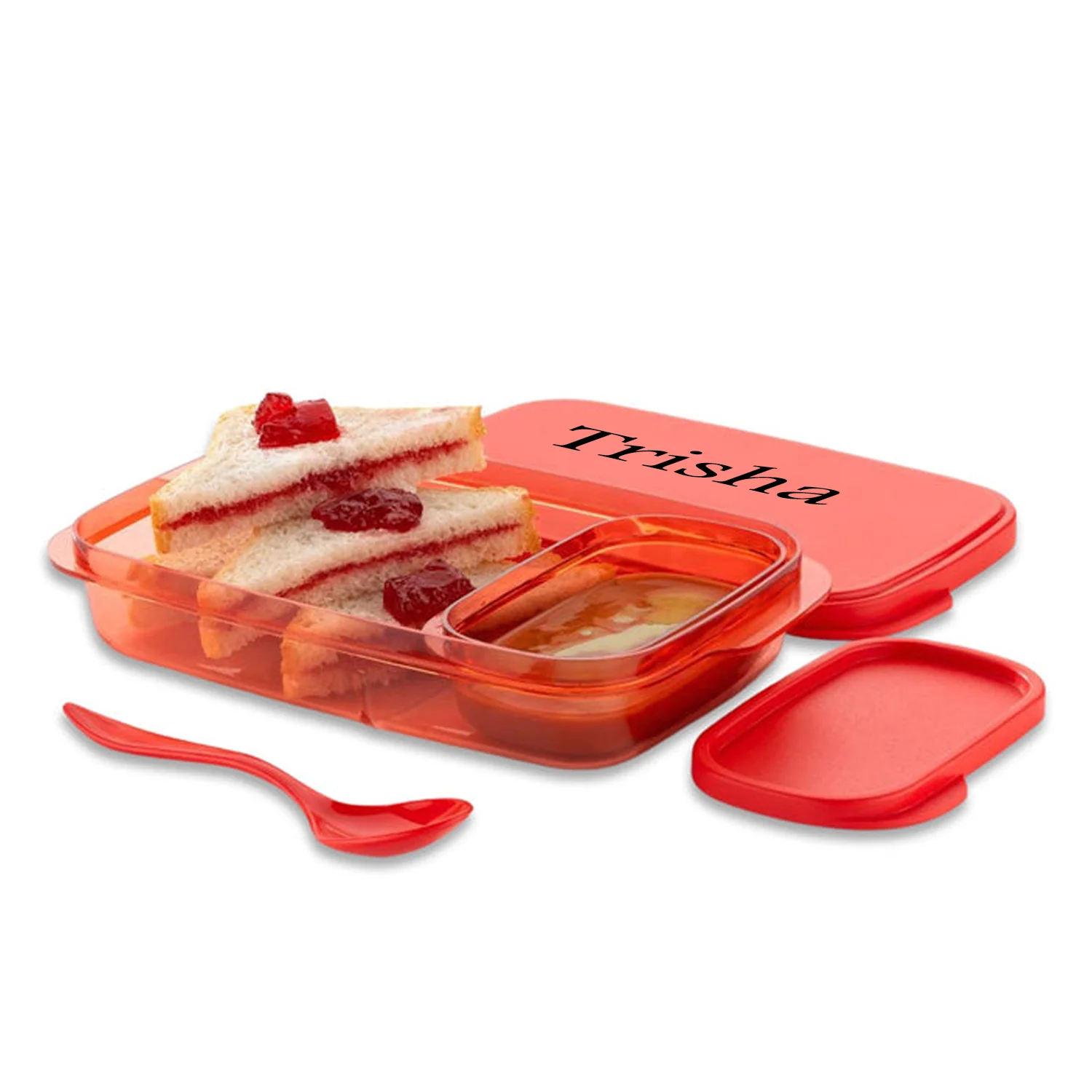 Customize Seal Rectangular 2 Containers Lunch Box - Image 3