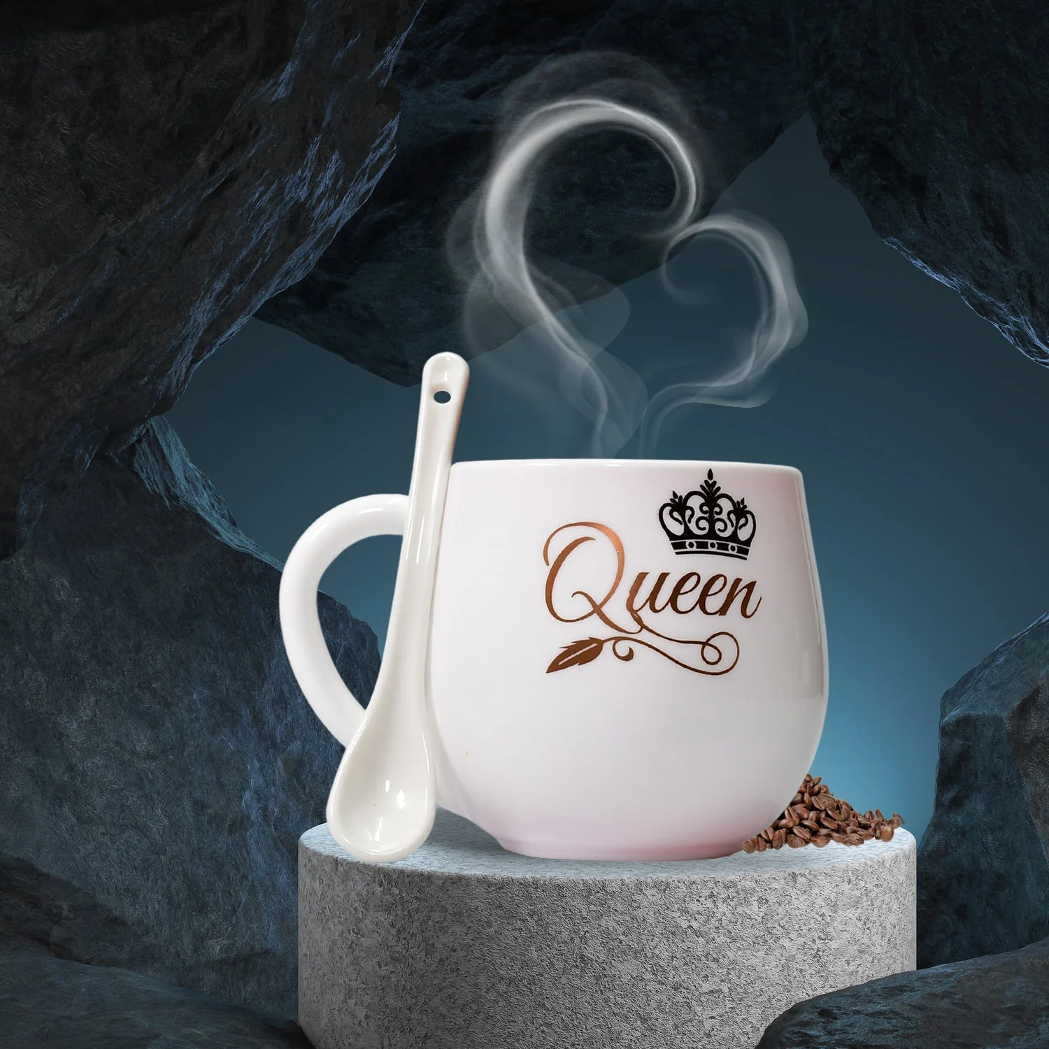 Customize Multi design coffee Mug With Spoon and box packing. - Image 7