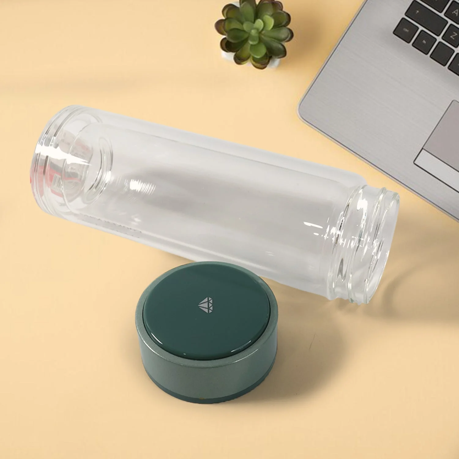 Customize Double Wall Glass Infuser Tea Mug (280ml Approx / 1 Pc) - Image 4