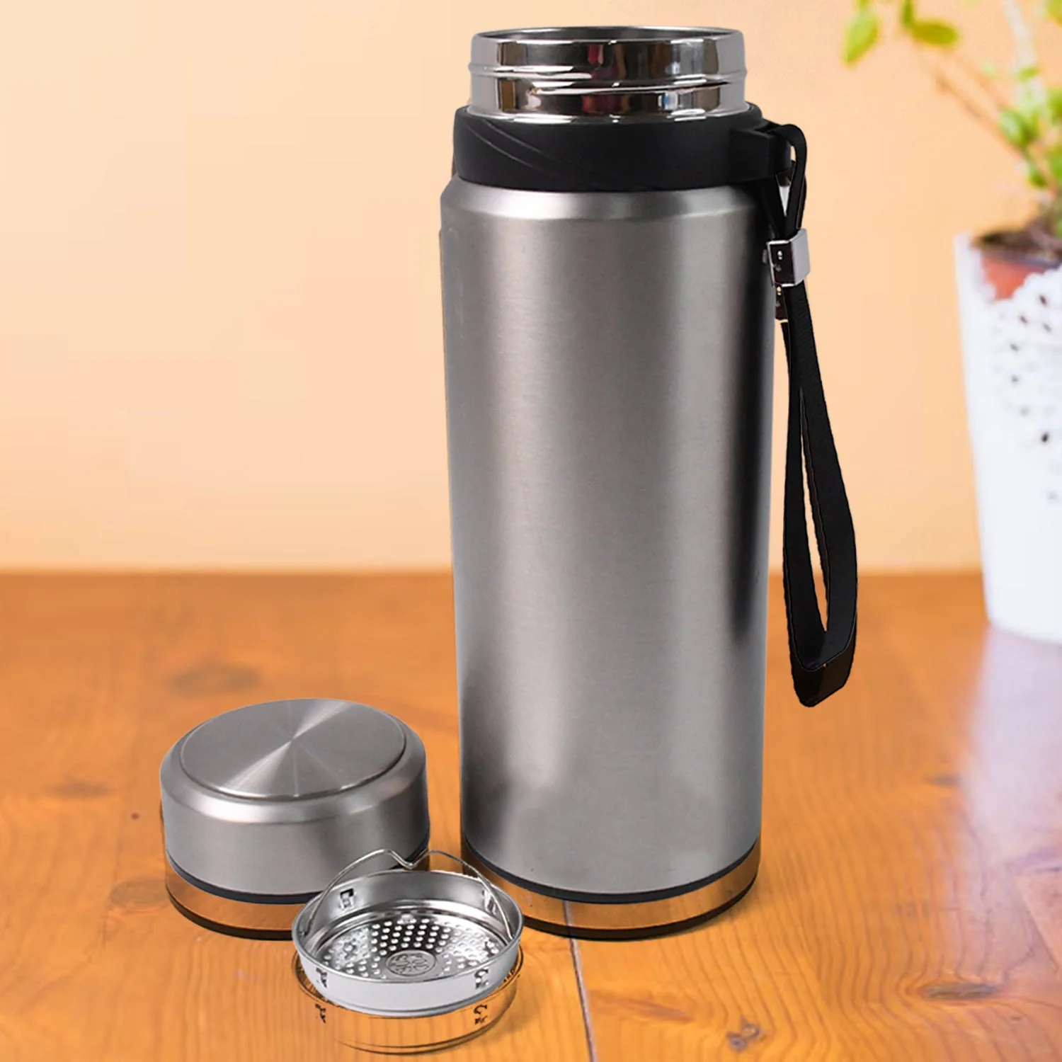 Customize Double-Wall Stainless Steel Vacuum Insulated Bottle (1000ml Approx) - Image 3