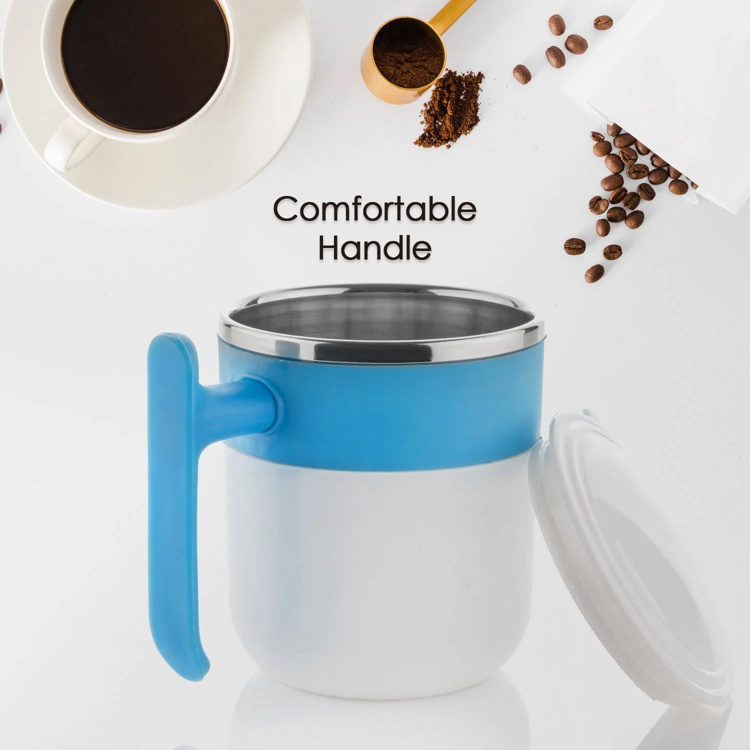 Customize Stainless Steel Insulated Coffee/Tea Mug for Travel , Office, Home Use (1 Pc) - Image 6