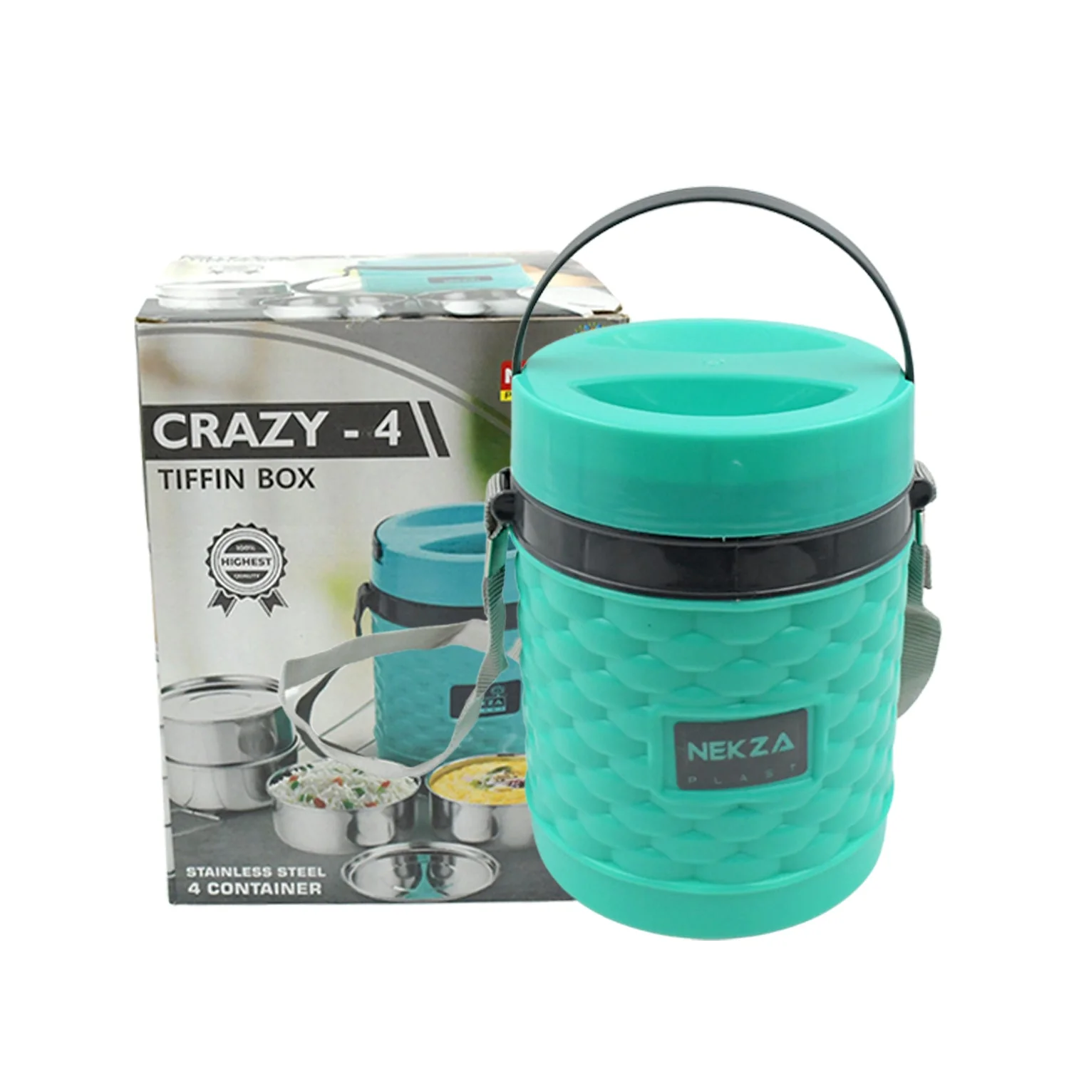 Customize Double Wall Insulated Tiffin Handle Stackable, Hot Food Container (1 Pc) - Image 3