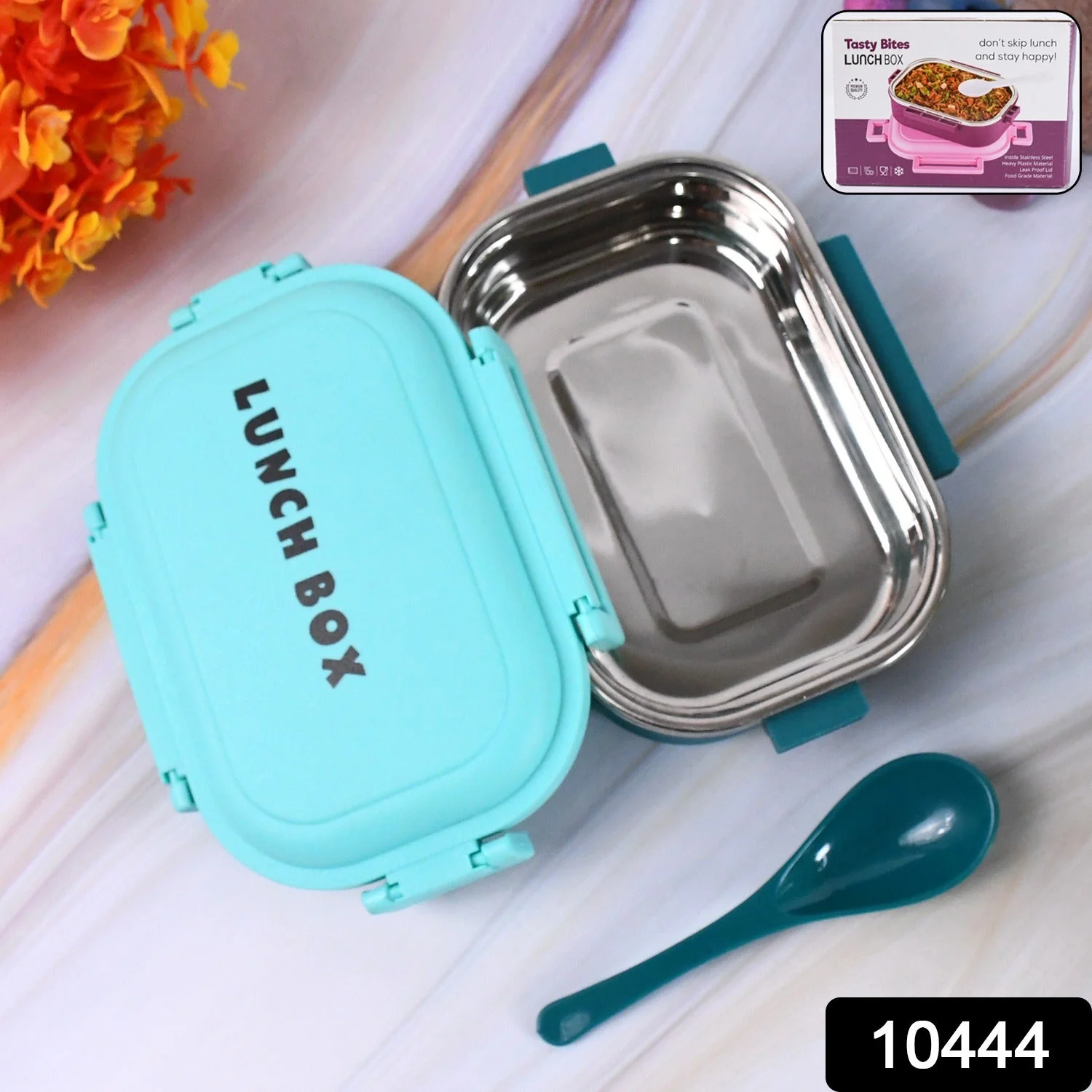 Customize Insulated Testy Stainless Steel Leakproof Lunch Box With Spoon (1 Set) - Image 3
