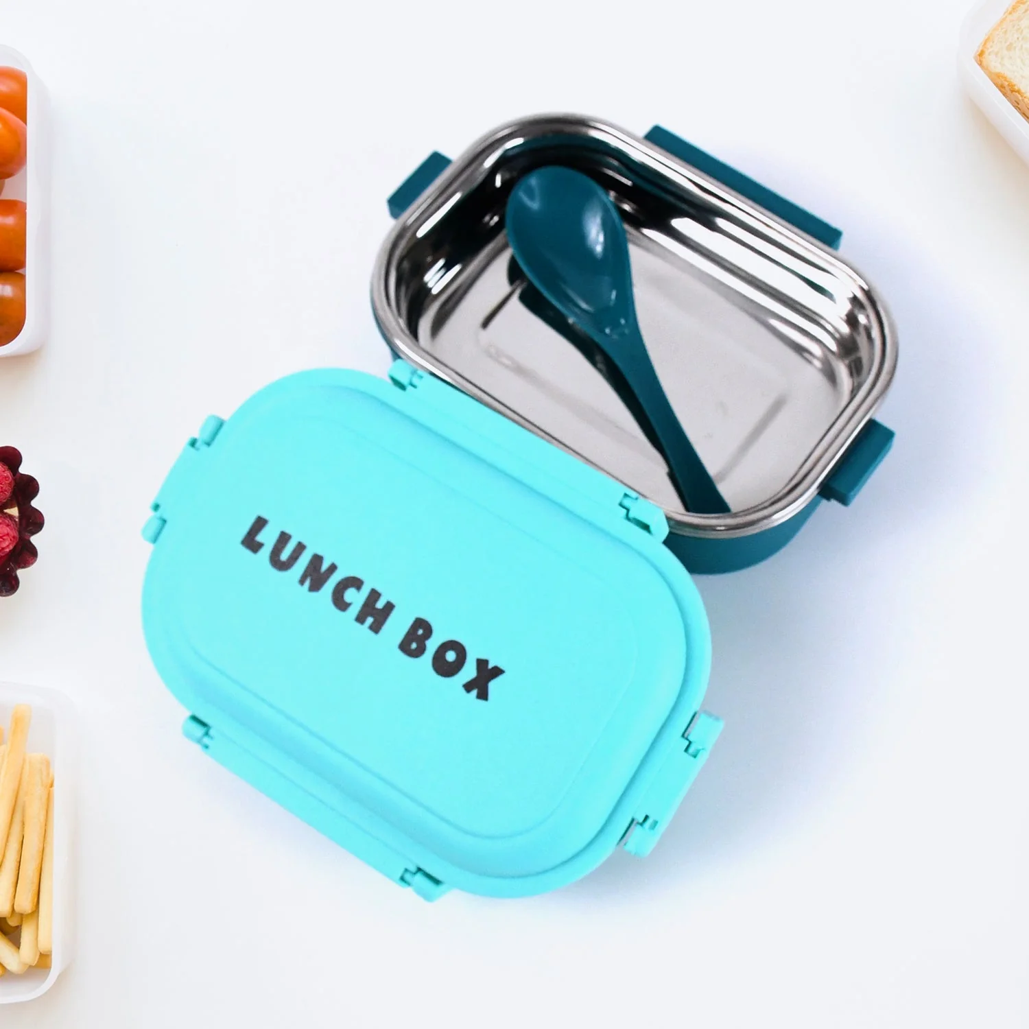 Customize Insulated Testy Stainless Steel Leakproof Lunch Box With Spoon (1 Set) - Image 6