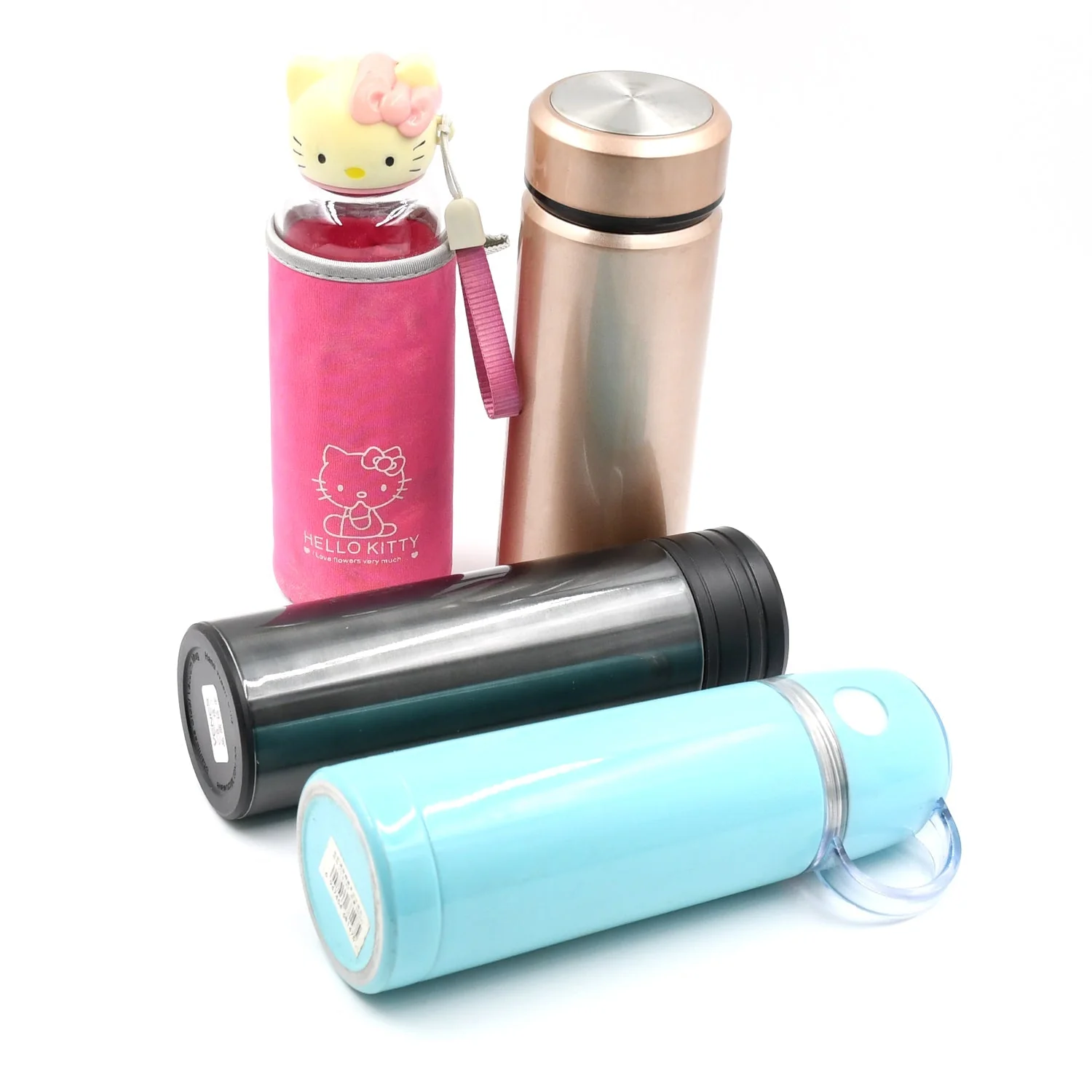 Stainless Steel Vacuum Bottle with Cup Lid Thermos for Hot Cold Drinks Travel Use 1 Pc - Image 6
