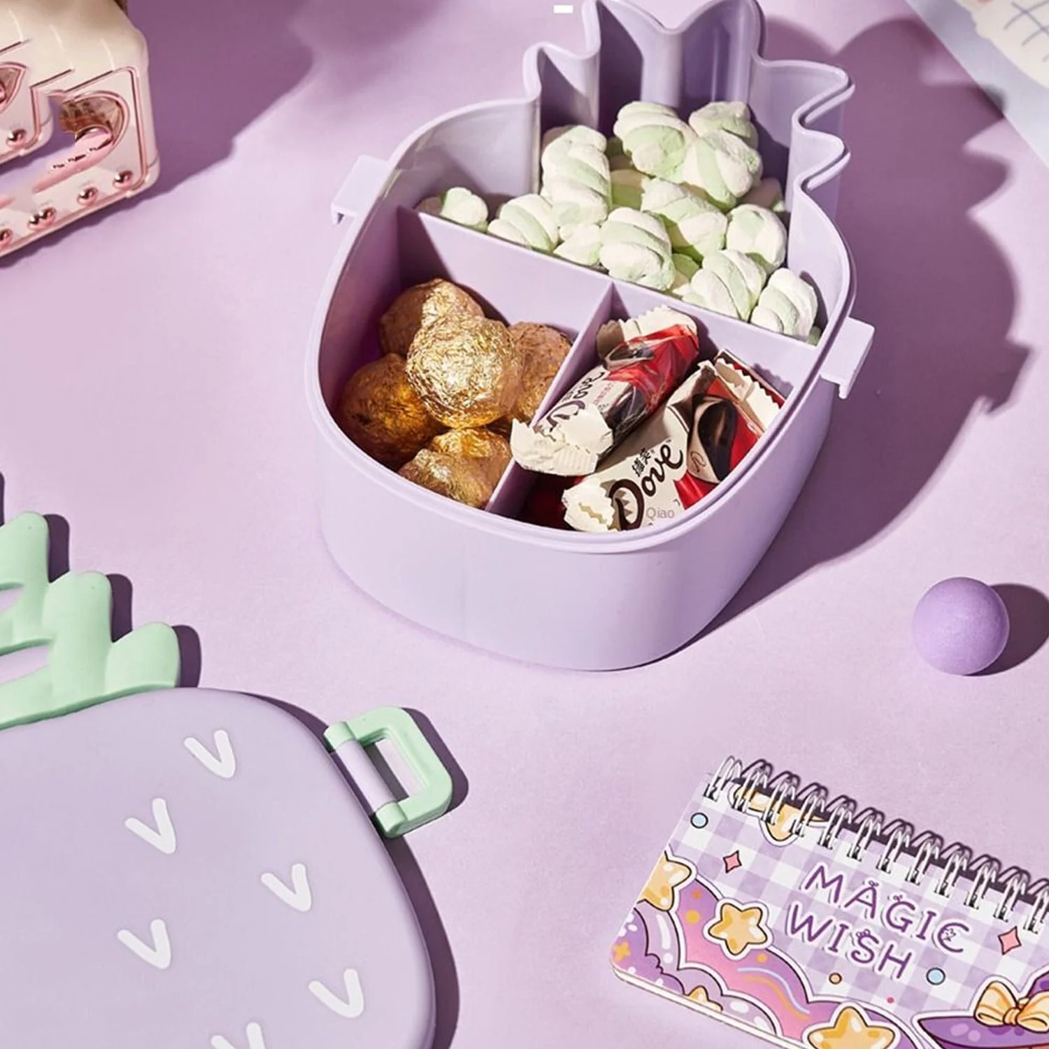 Customize Kids Lunch Box with Fork Spoon1 Pc / With Spoon, Fork & Color Box) - Image 8