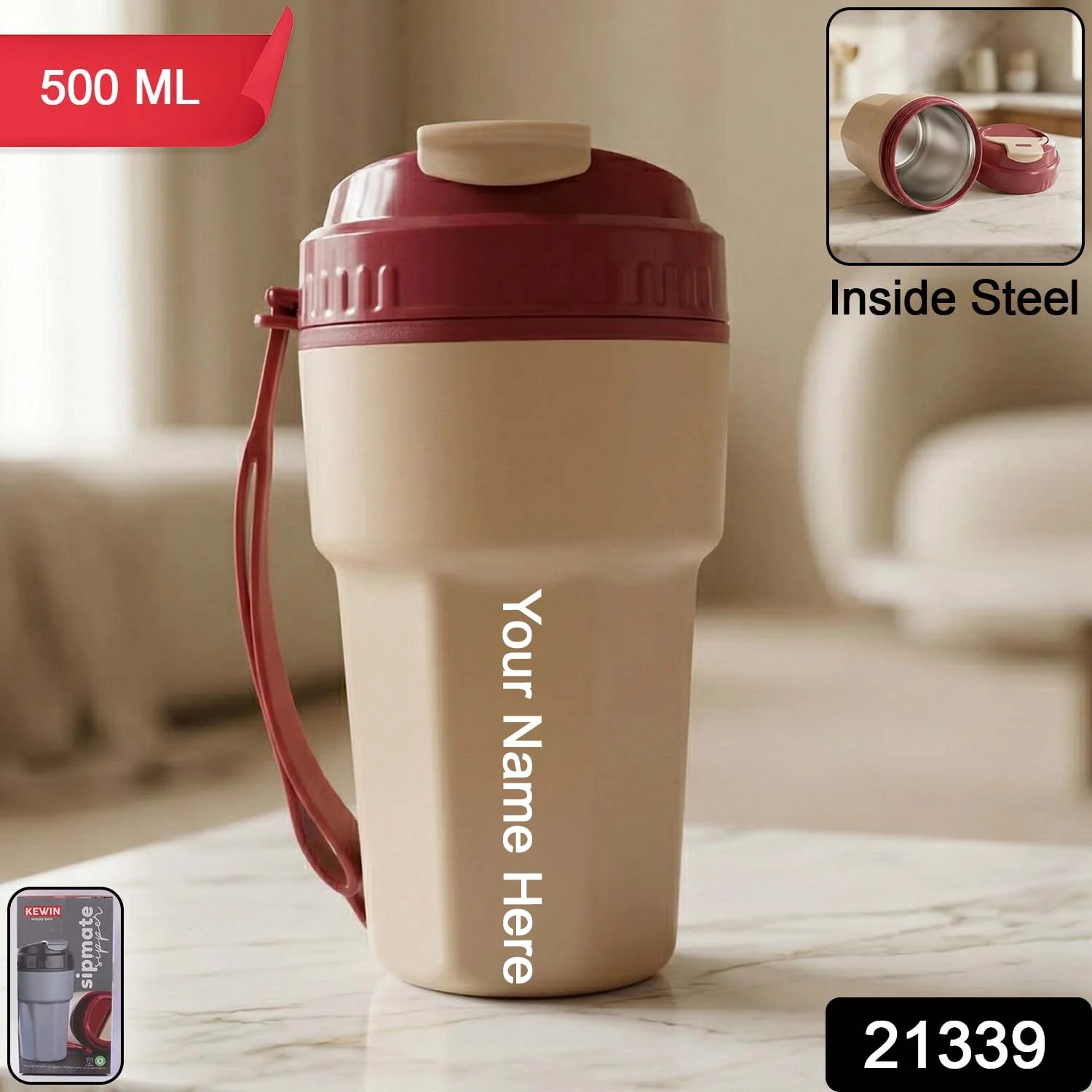 Customize Plastic Sipmate Style Sipper Bottle 500 ml  (1 Pc) - Image 2