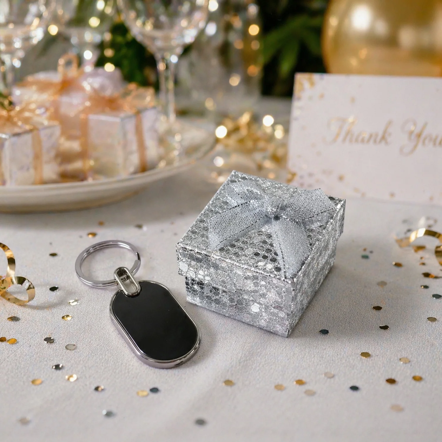Customize Premium Metal Keychain with Gift Box - Image 3