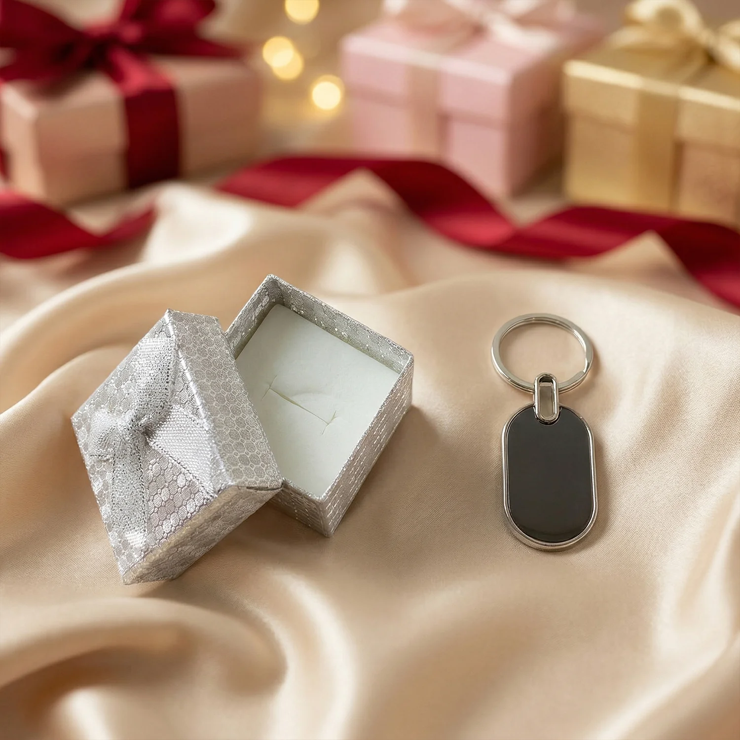 Customize Premium Metal Keychain with Gift Box - Image 4