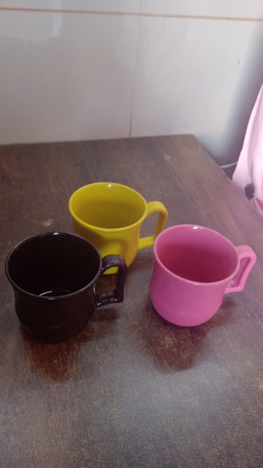 Customize Plastic Coffee / Tea Cups / Mug with Handle (1 Pc / Loose / Mix Color) - Image 12