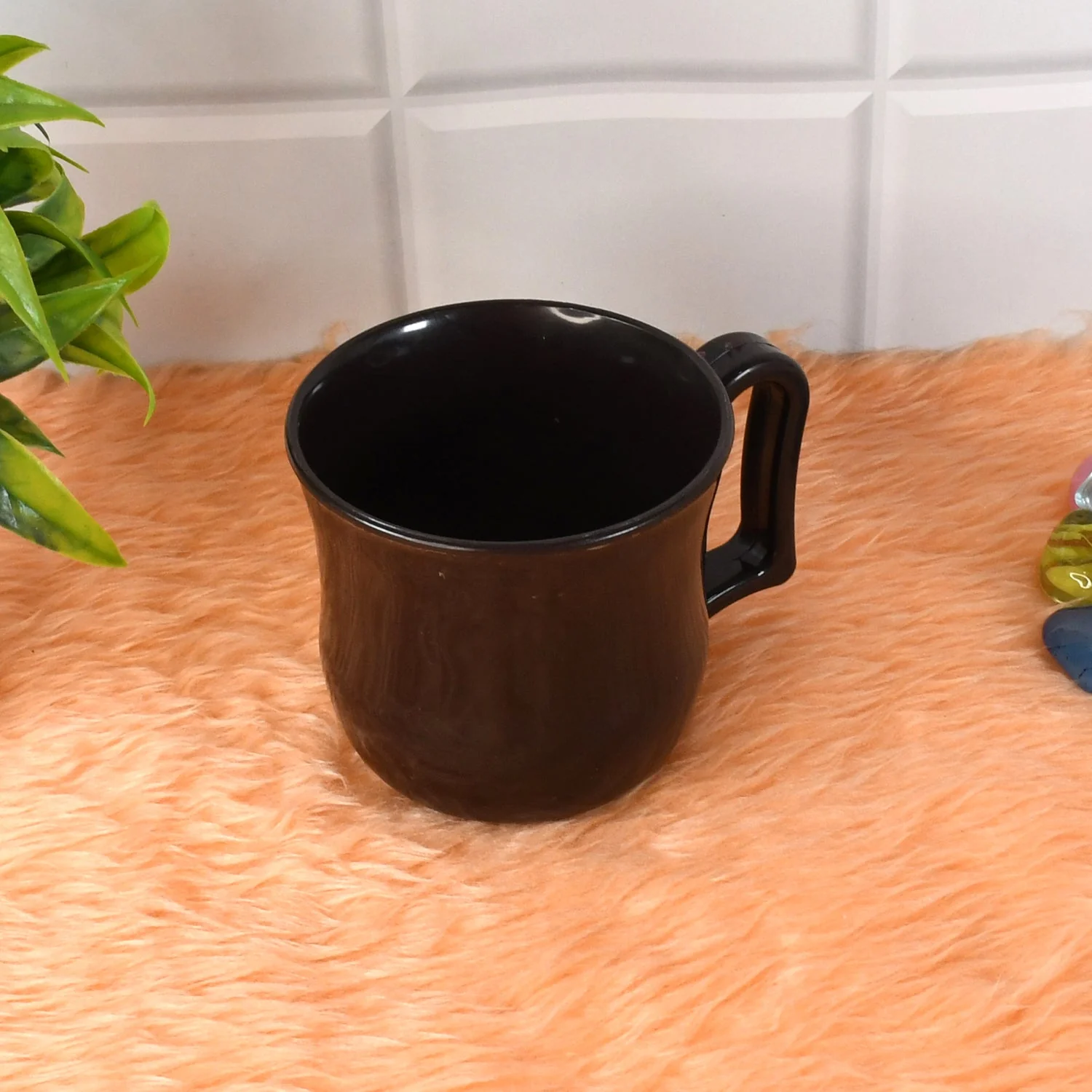Customize Plastic Coffee / Tea Cups / Mug with Handle (1 Pc / Loose / Mix Color) - Image 8