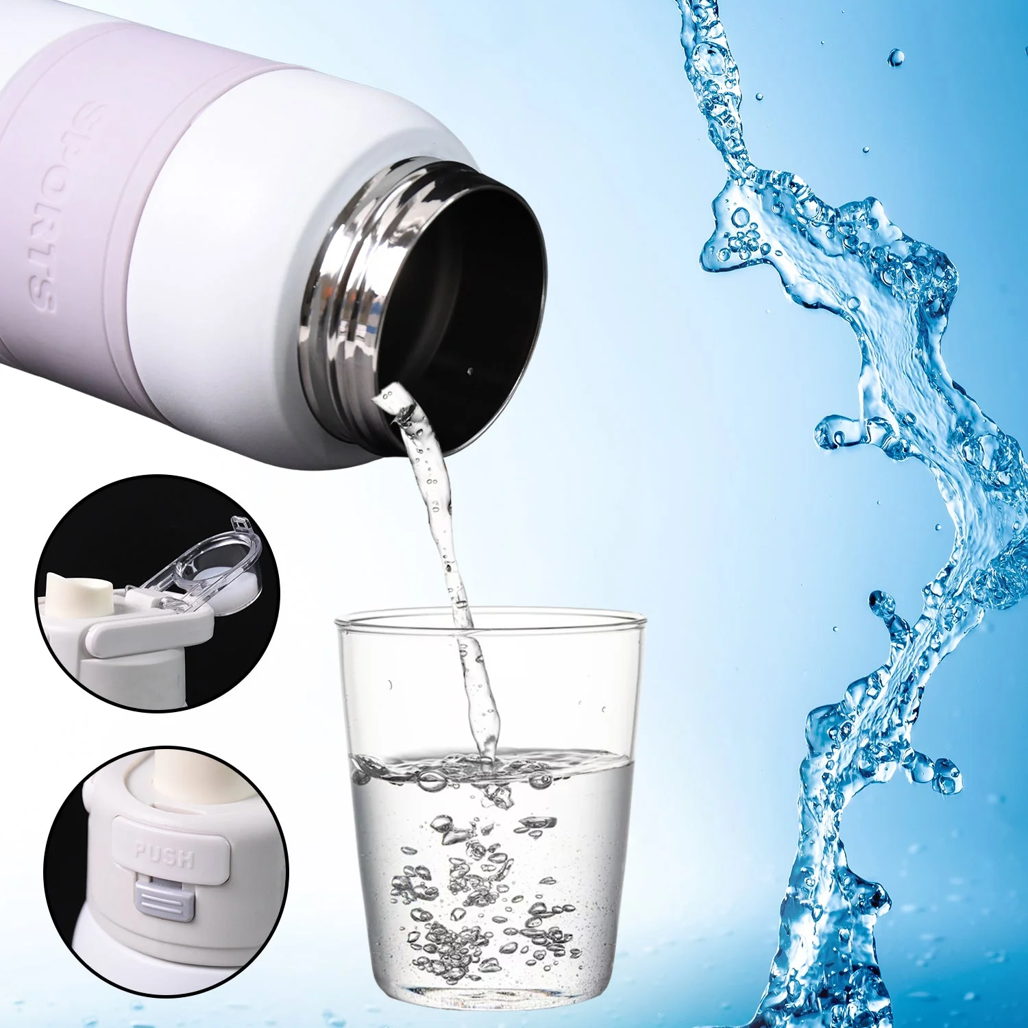 Customize Stainless Steel Water Bottle (680ml Approx) - Image 6
