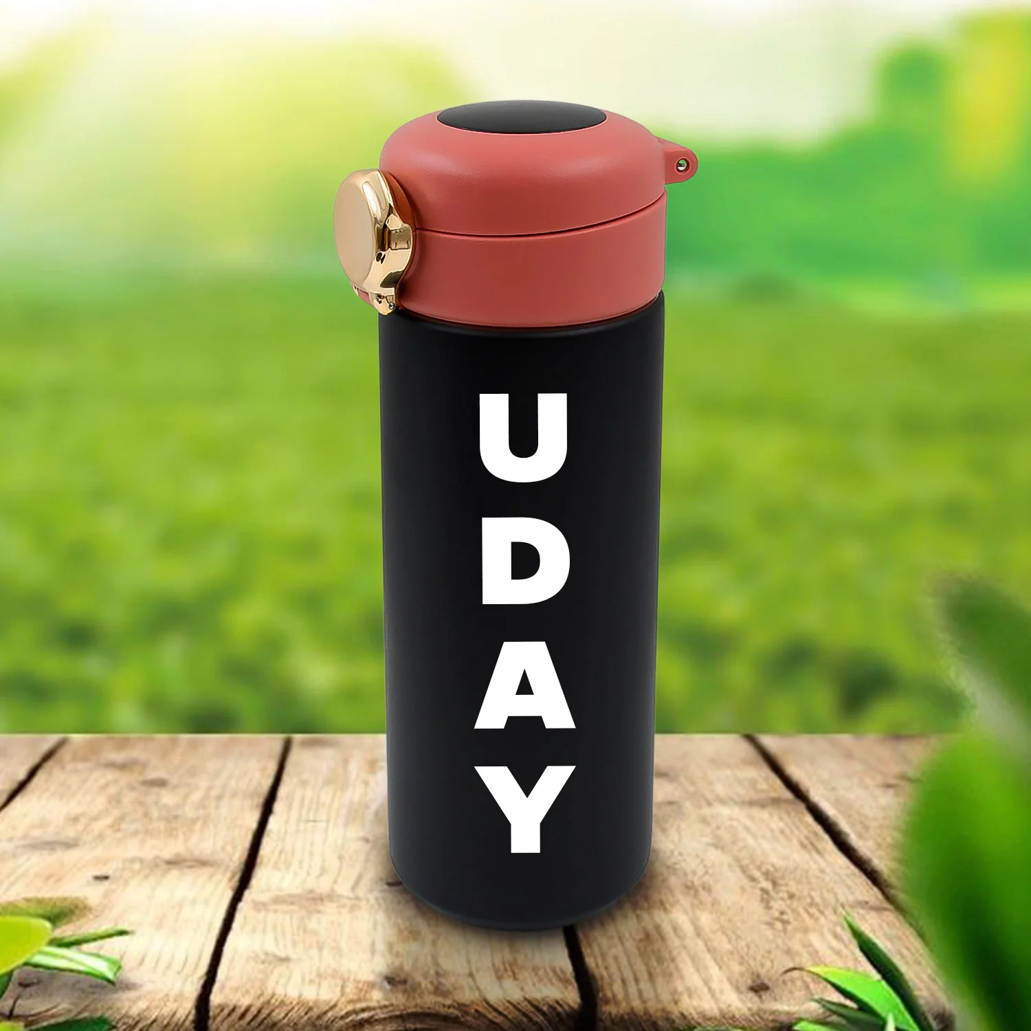 Customize Smart Vacuum Insulated Water Bottle with LED Temperature Display (450 ML Approx) - Image 5