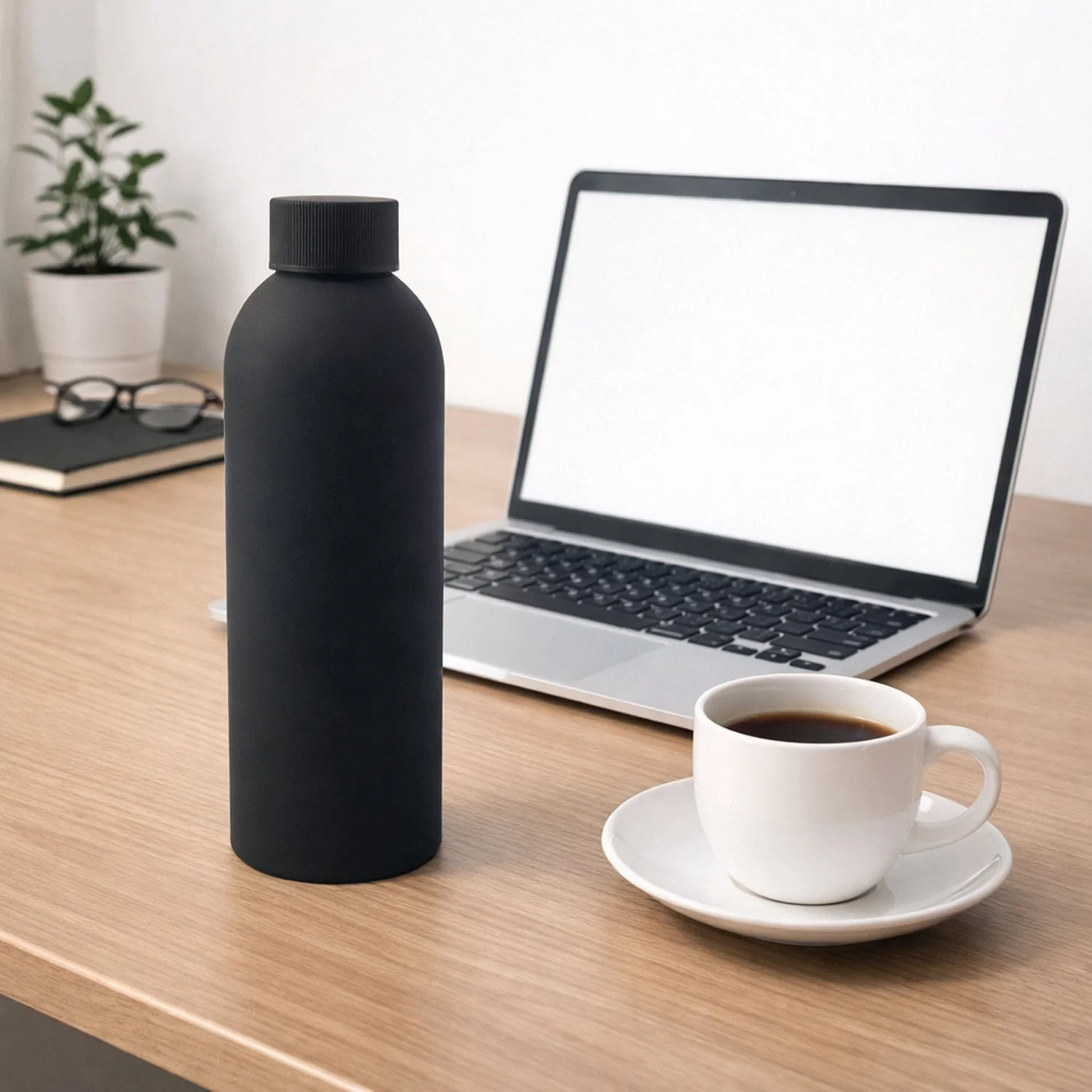 Customize Stainless Steel Double Wall Vacuum-Insulated Drink Water (Black / 500 ML Approx) - Image 3