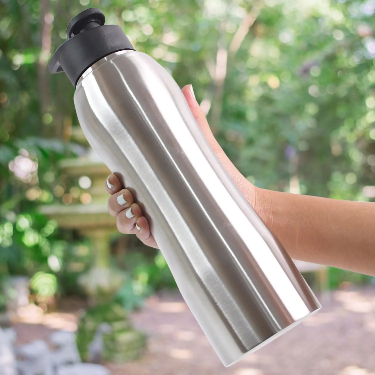 Customize Stainless Steel Double Wall Vacuum-Insulated Drink Water Bottle (1000 ML Approx) - Image 6
