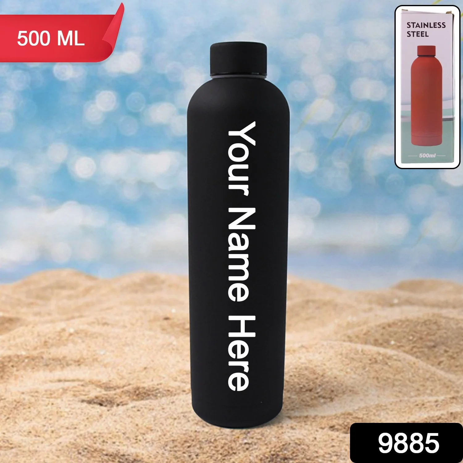 Customize Steel Double Wall Vacuum Bottle Insulated Drink Bottle (500 ML) - Image 2