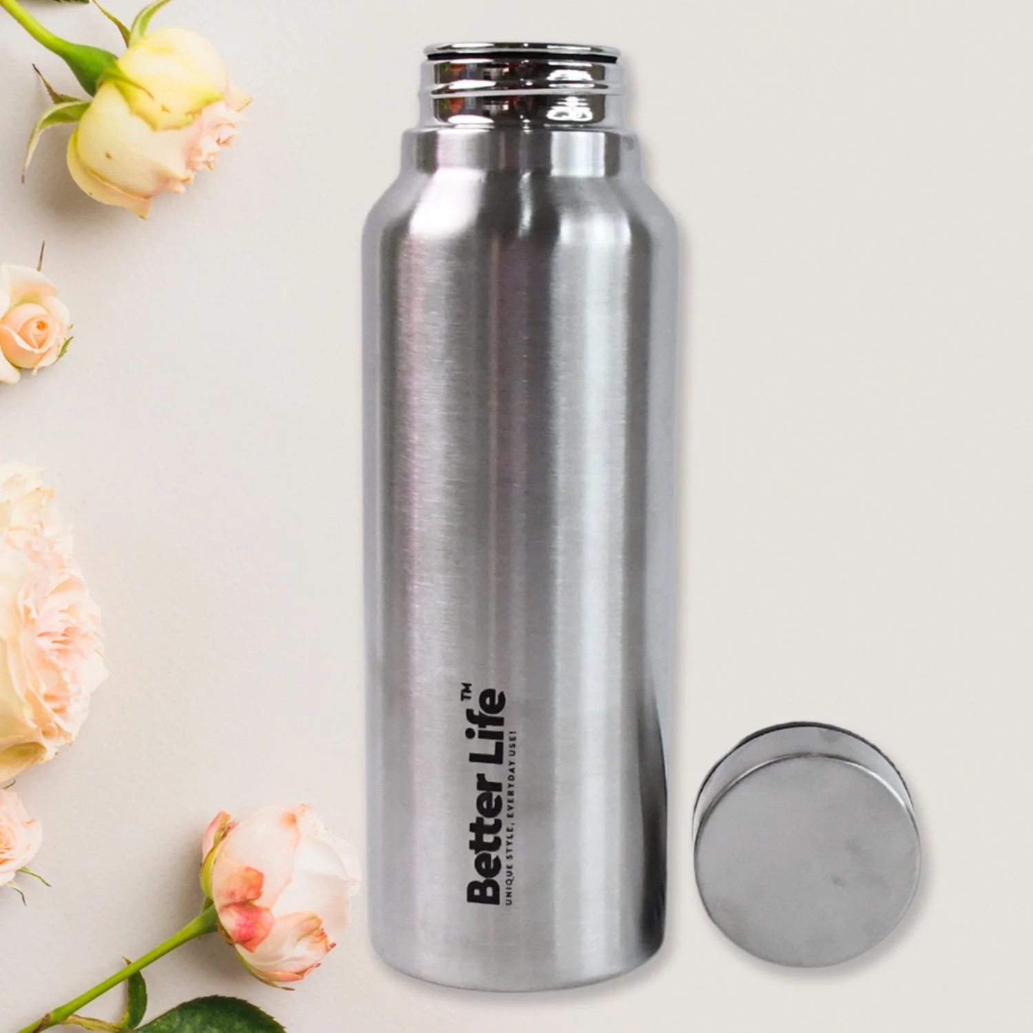 Customize Stainless Steel Single Wall Vacuum-Insulated Drink Water Bottle (750 ML) - Image 3
