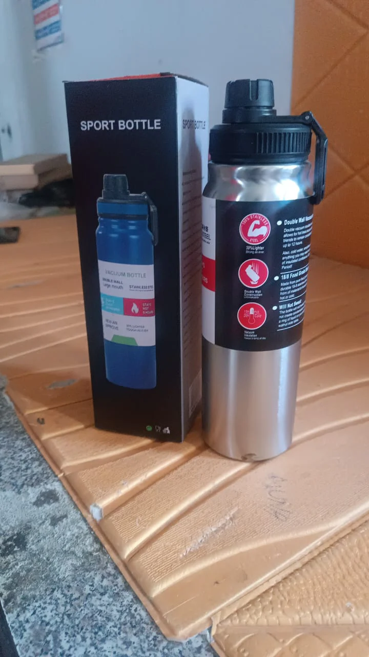 Customize Stainless Steel Double Wall Vacuum-Insulated Drink Water Bottle (600 ML Approx) - Image 8