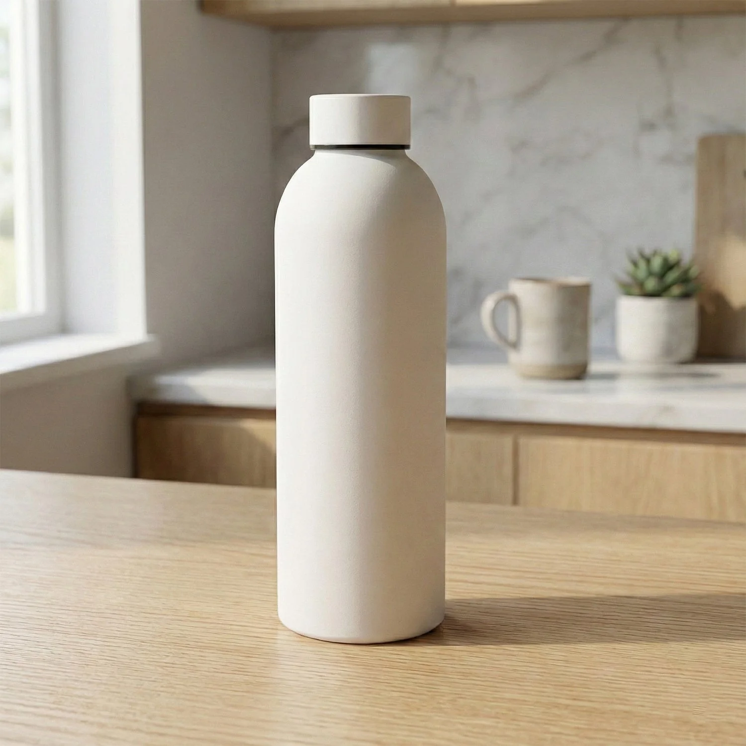 Customize Stainless Steel Double Wall Vacuum-Insulated Drink Water (White / 500 ML Approx) - Image 8