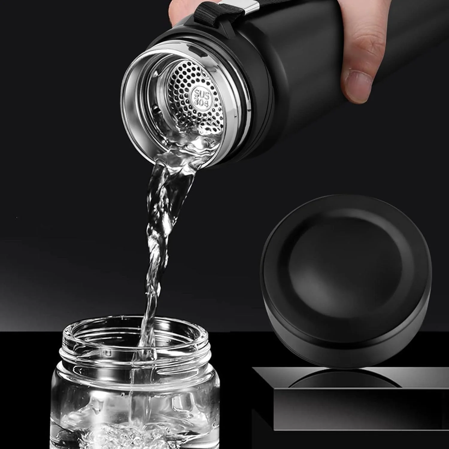 Customize Stainless Steel Insulated Vacuum Bottle (1200ml) - Image 7