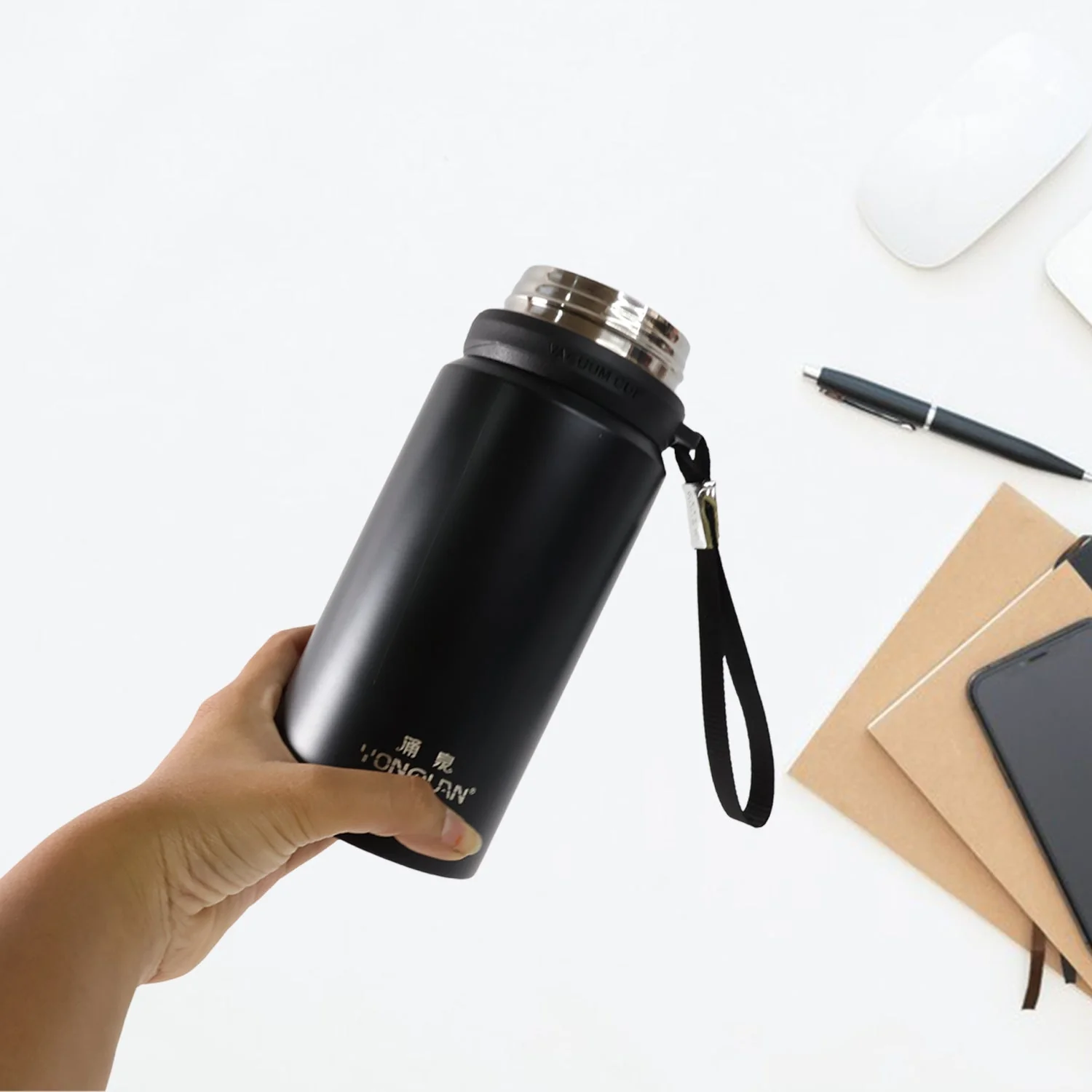 Customize Stainless Steel Insulated Vacuum Bottle (600ml) - Image 7