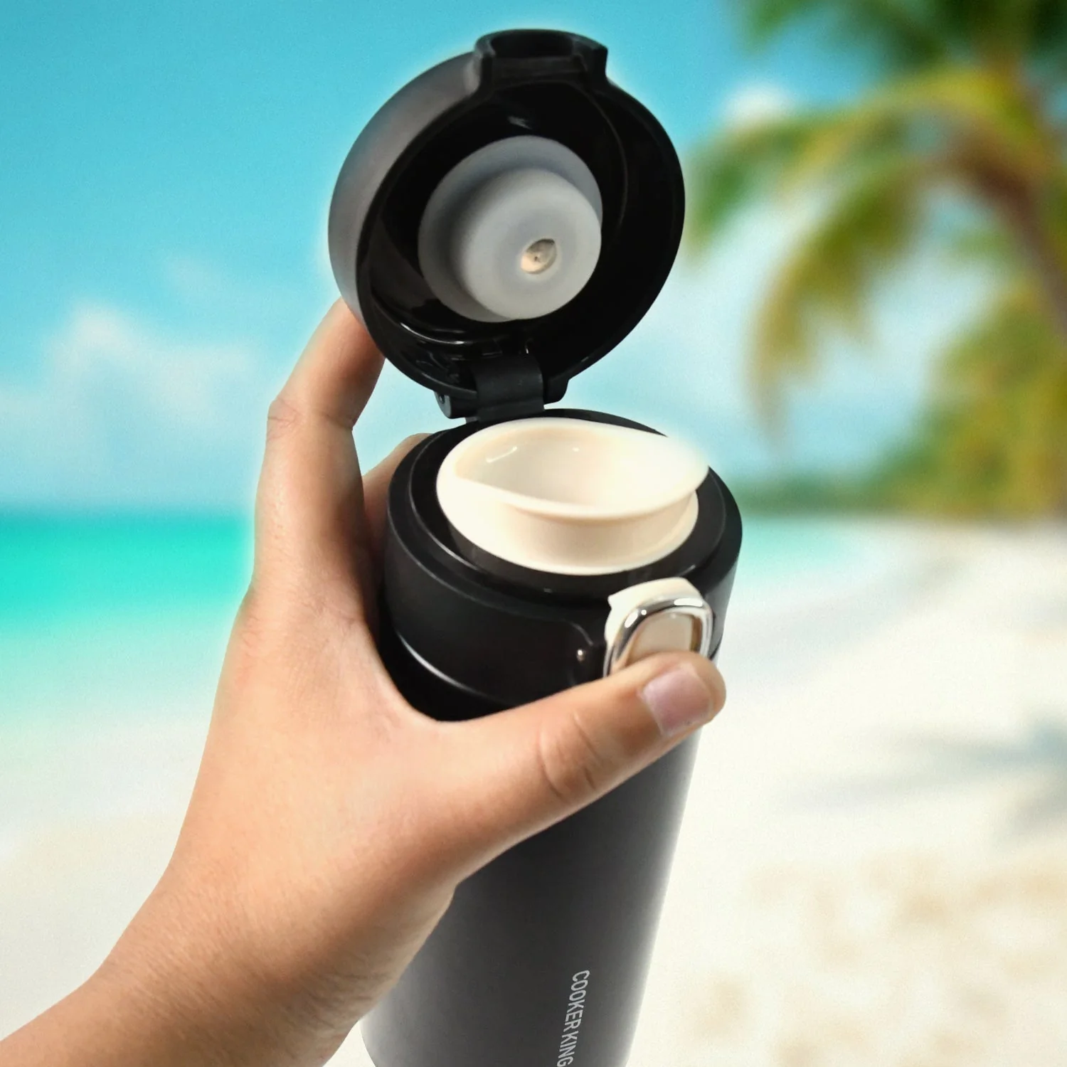 Customize Stainless Steel Insulated Vacuum Bottle Insulated Cap Lock (350ml Approx) - Image 3