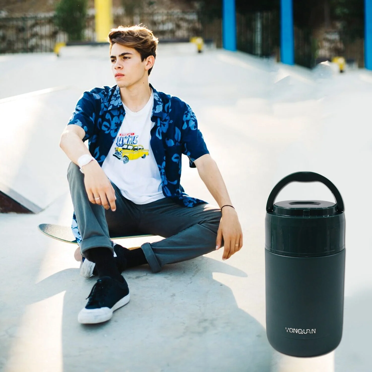 Customize Stainless Steel Insulated Vacuum Double Wall Bottle (1000 ml) - Image 6