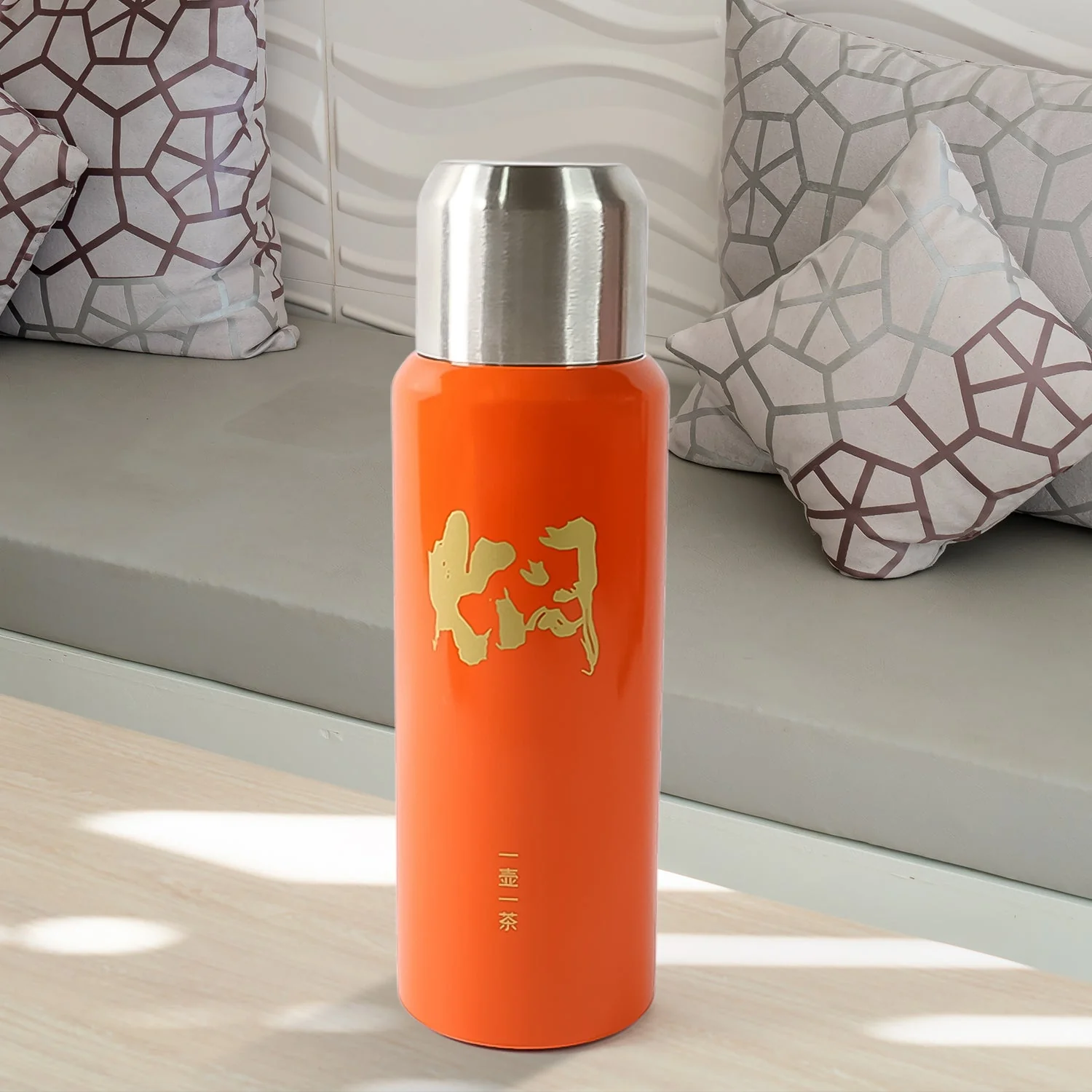 Customize Stainless Steel Insulated Vacuum Flask Bottle (600ml) Approx - Image 2