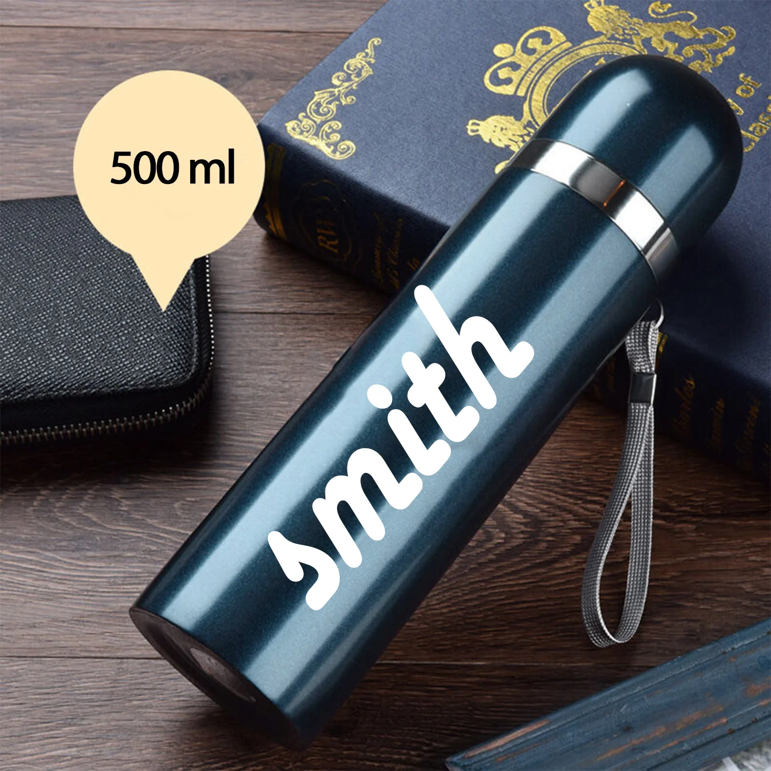 Custom Stainless Steel Thermal Mug / Vacuum Flask Water Bottle (500 ML / Mix Color) - Image 5