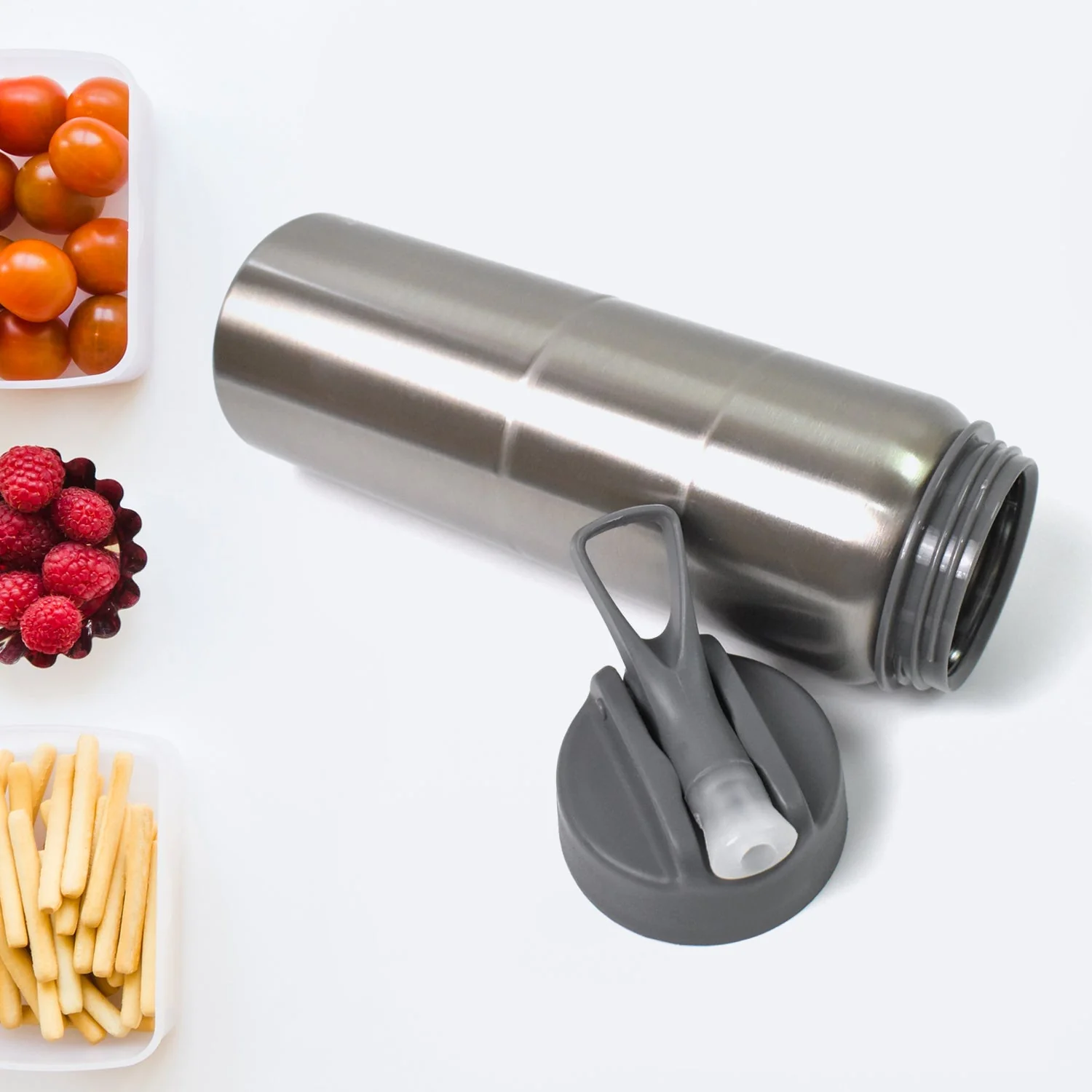 Customize Steel Water Bottle | Fridge Water Bottle with straw (750ML) - Image 3