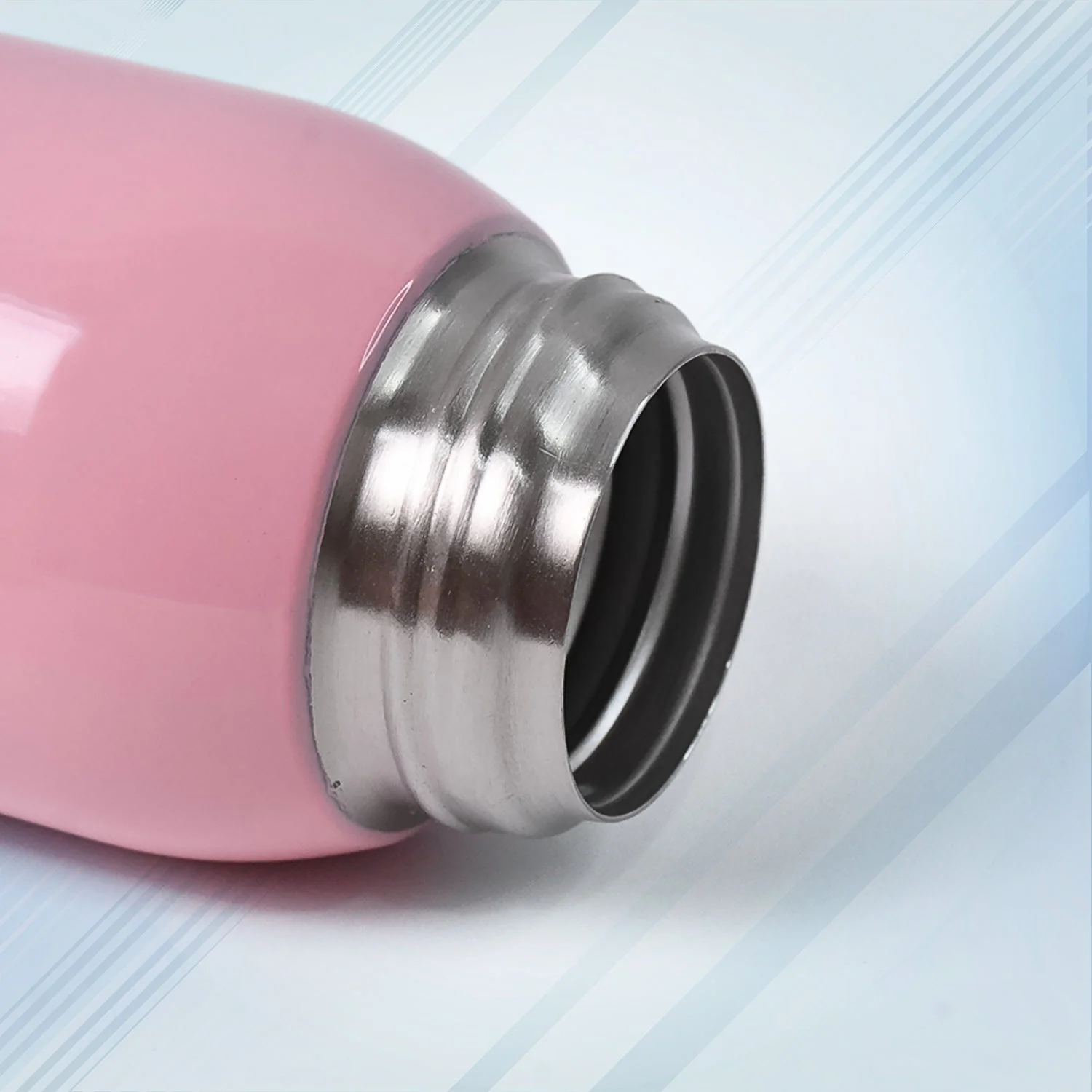 Customize Thermos steel Double Wall Vacuum Bottle With Cover & Strap 600ml Approx - Image 6