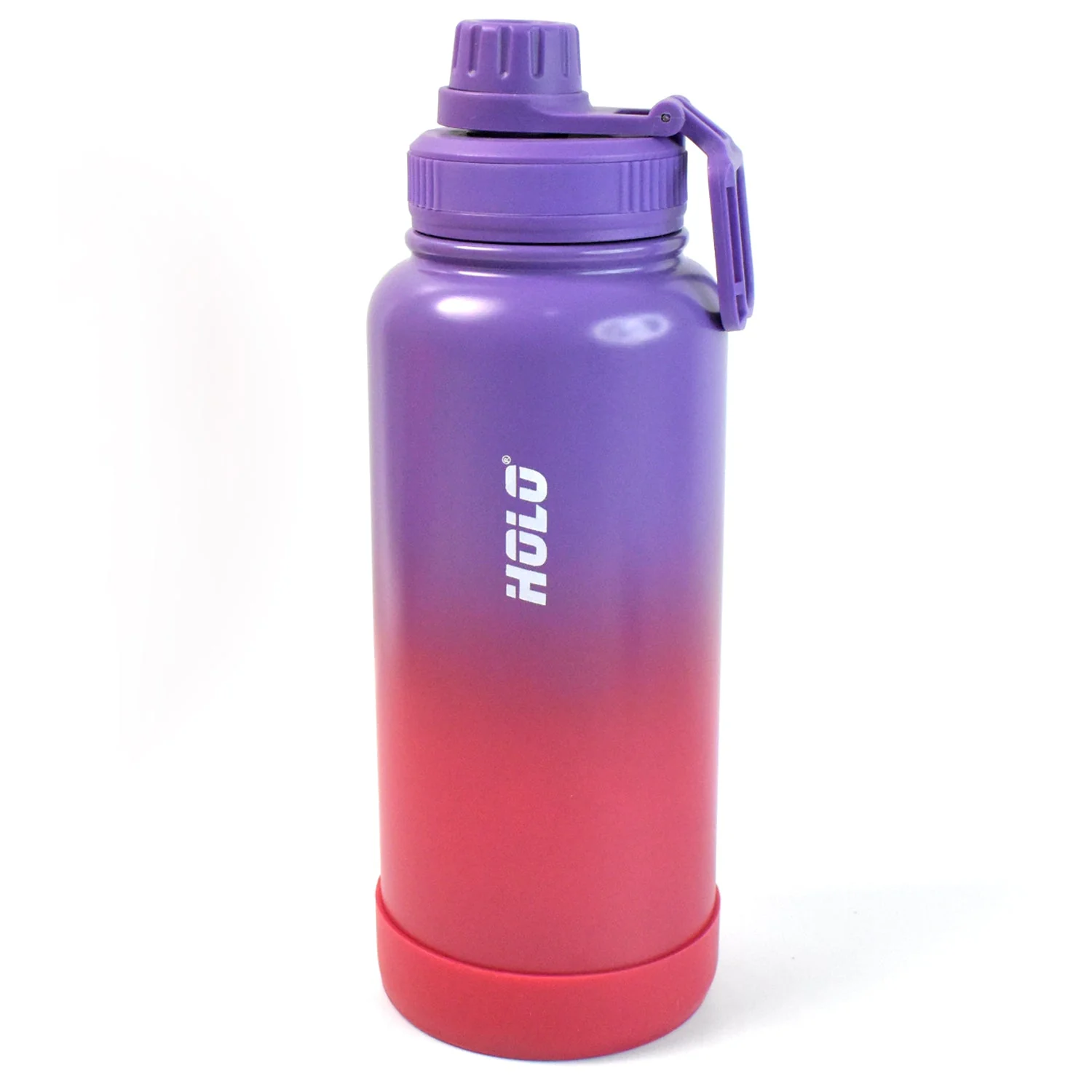 Customize Two Tone Pink Stainless Steel Water Bottle Leakproof Easy Pour Cap (1000ml) - Image 5