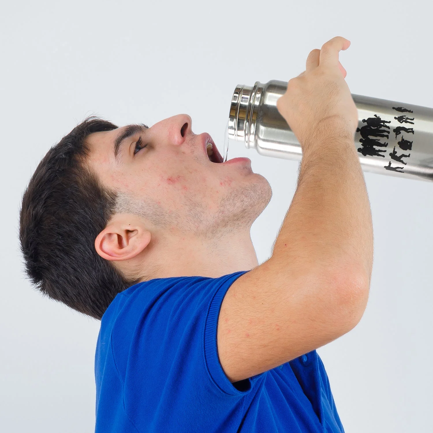 Customize Vacuum Insulated Stainless Steel Bottle Stainless Steel (1000 ml / 1 Pc) - Image 6