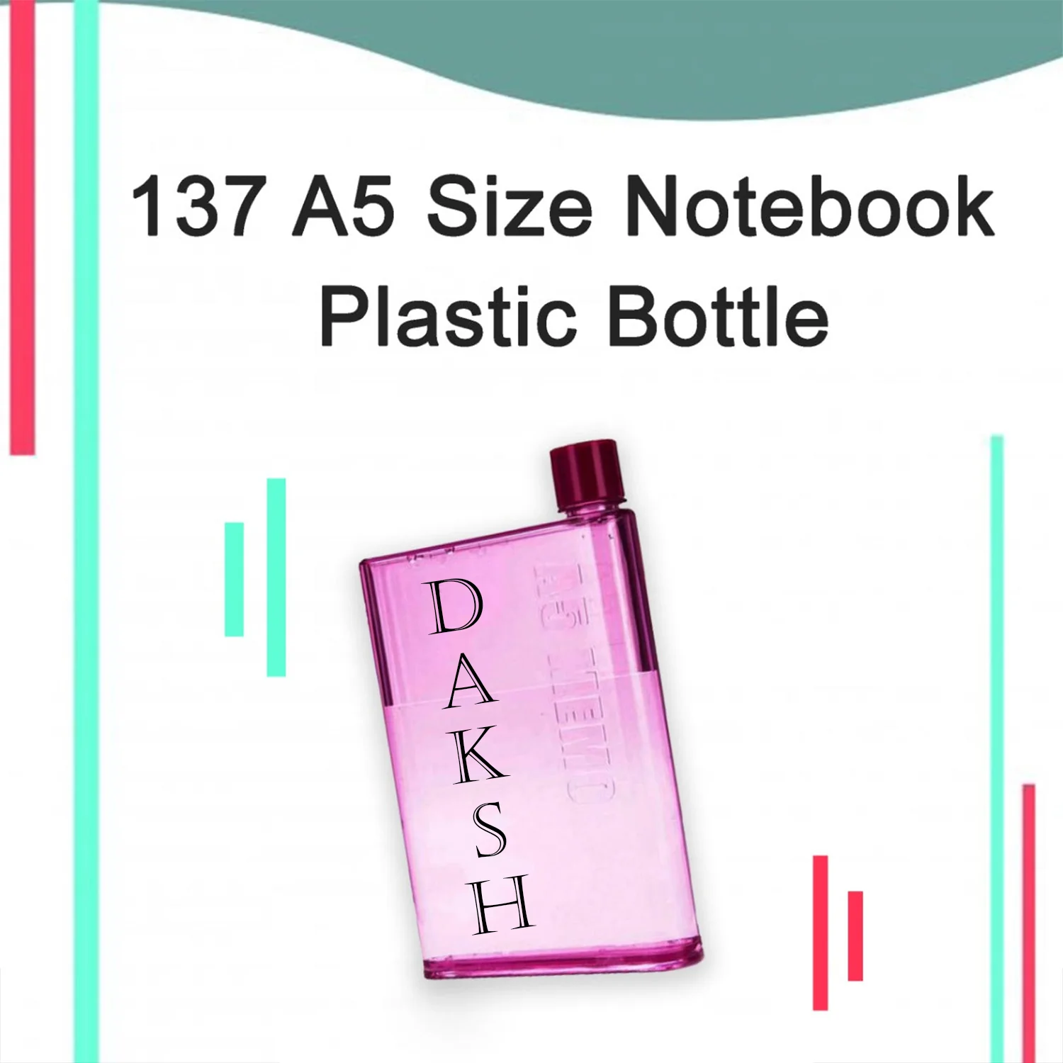 Customize A5 Size Notebook Plastic Bottle (Any Color) - Image 10