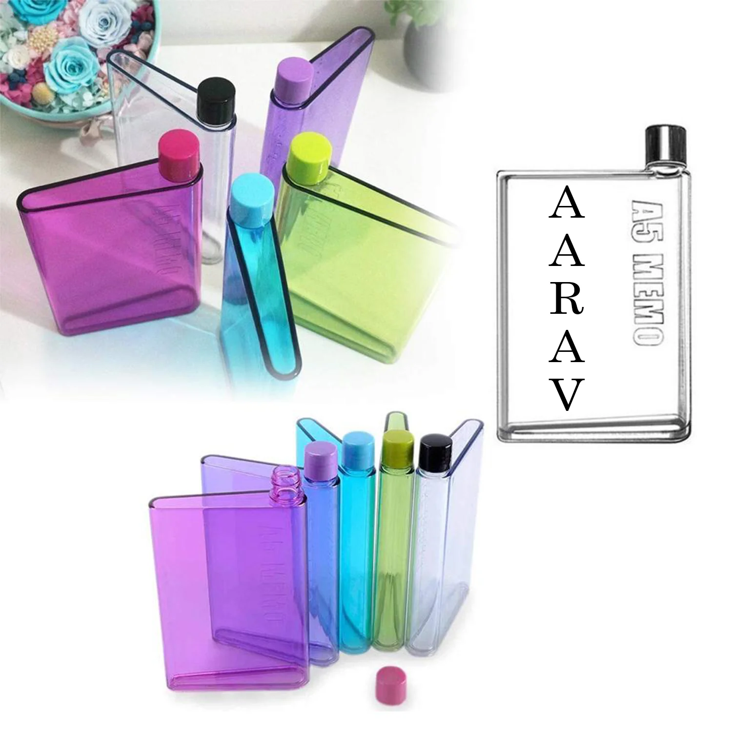 Customize A5 Size Notebook Plastic Bottle (Any Color) - Image 3