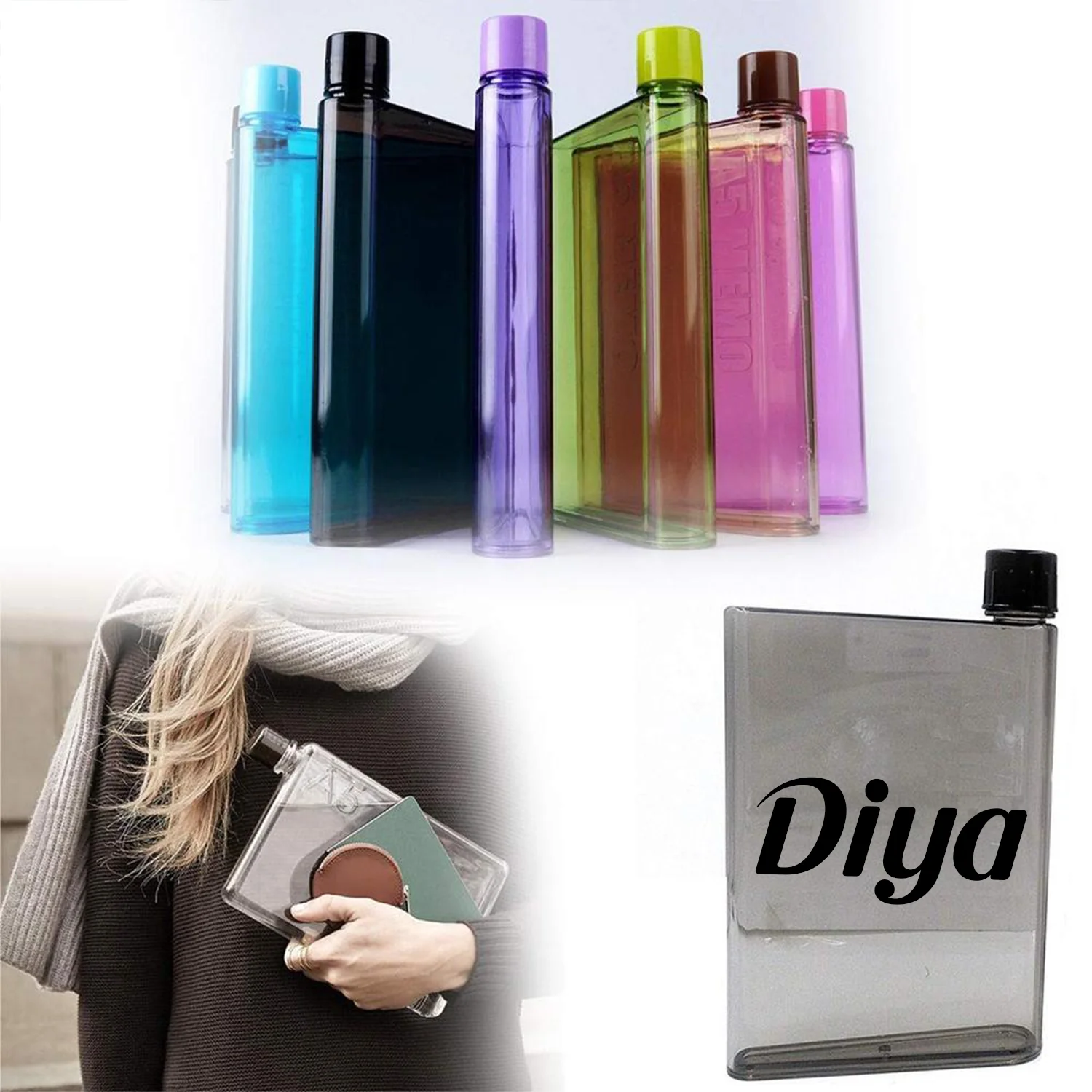 Customize A5 Size Notebook Plastic Bottle (Any Color) - Image 4