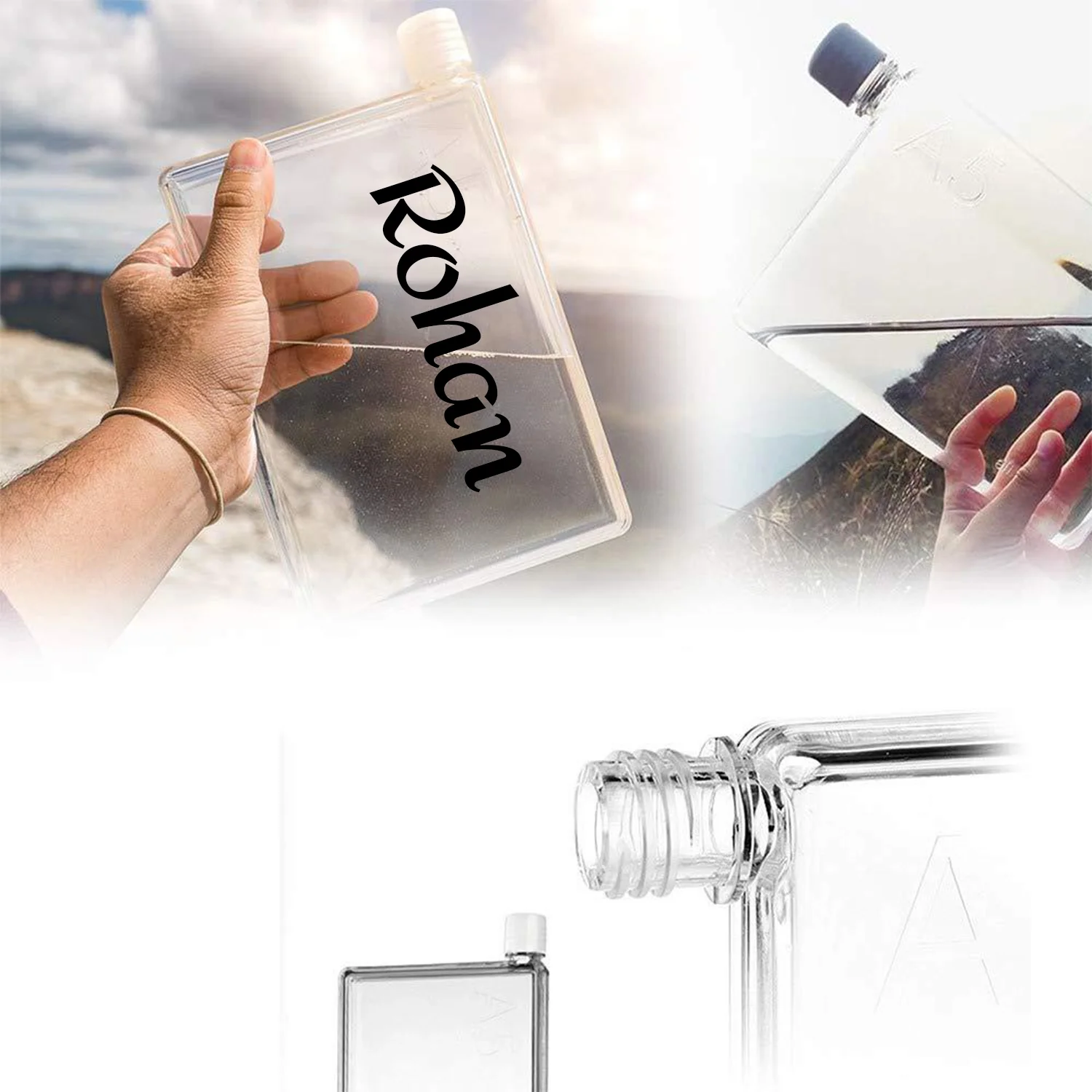 Customize A5 Size Notebook Plastic Bottle (Any Color) - Image 7