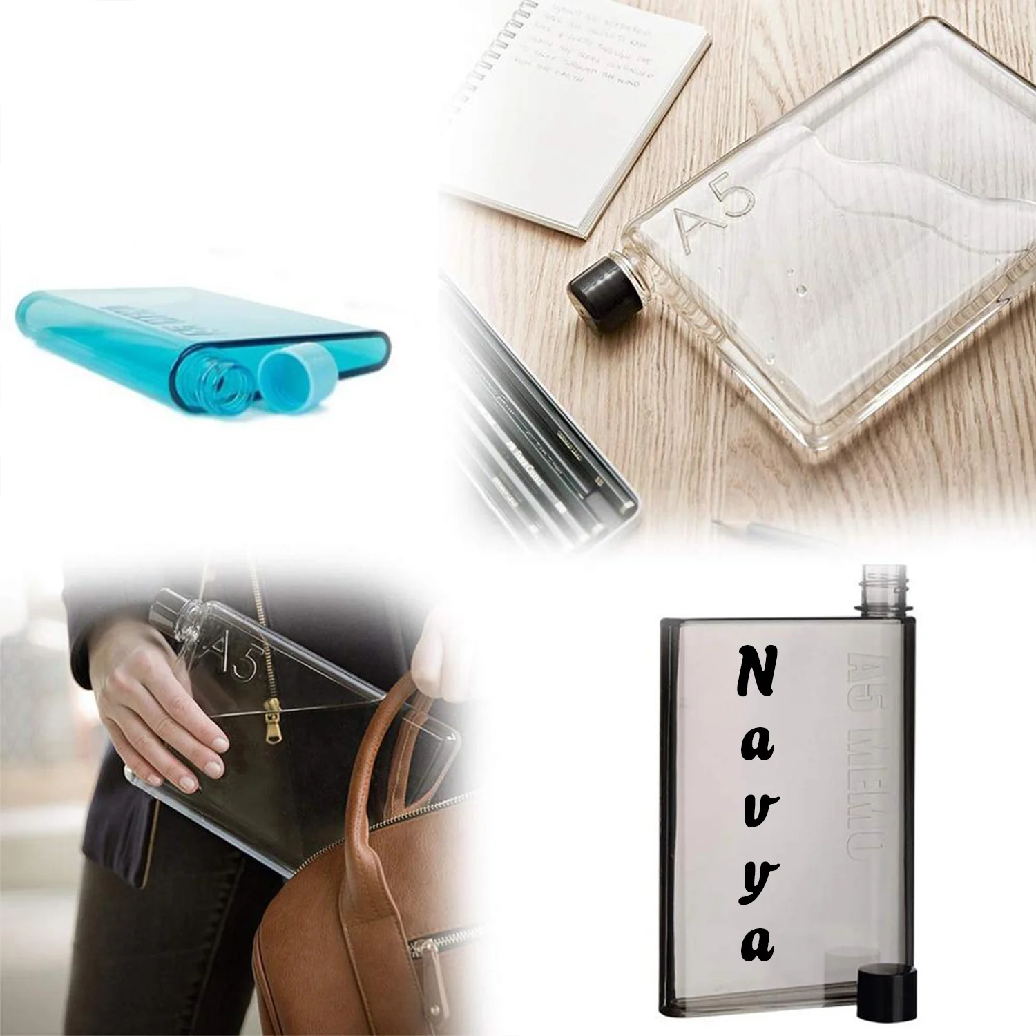 Customize A5 Size Notebook Plastic Bottle (Any Color) - Image 8